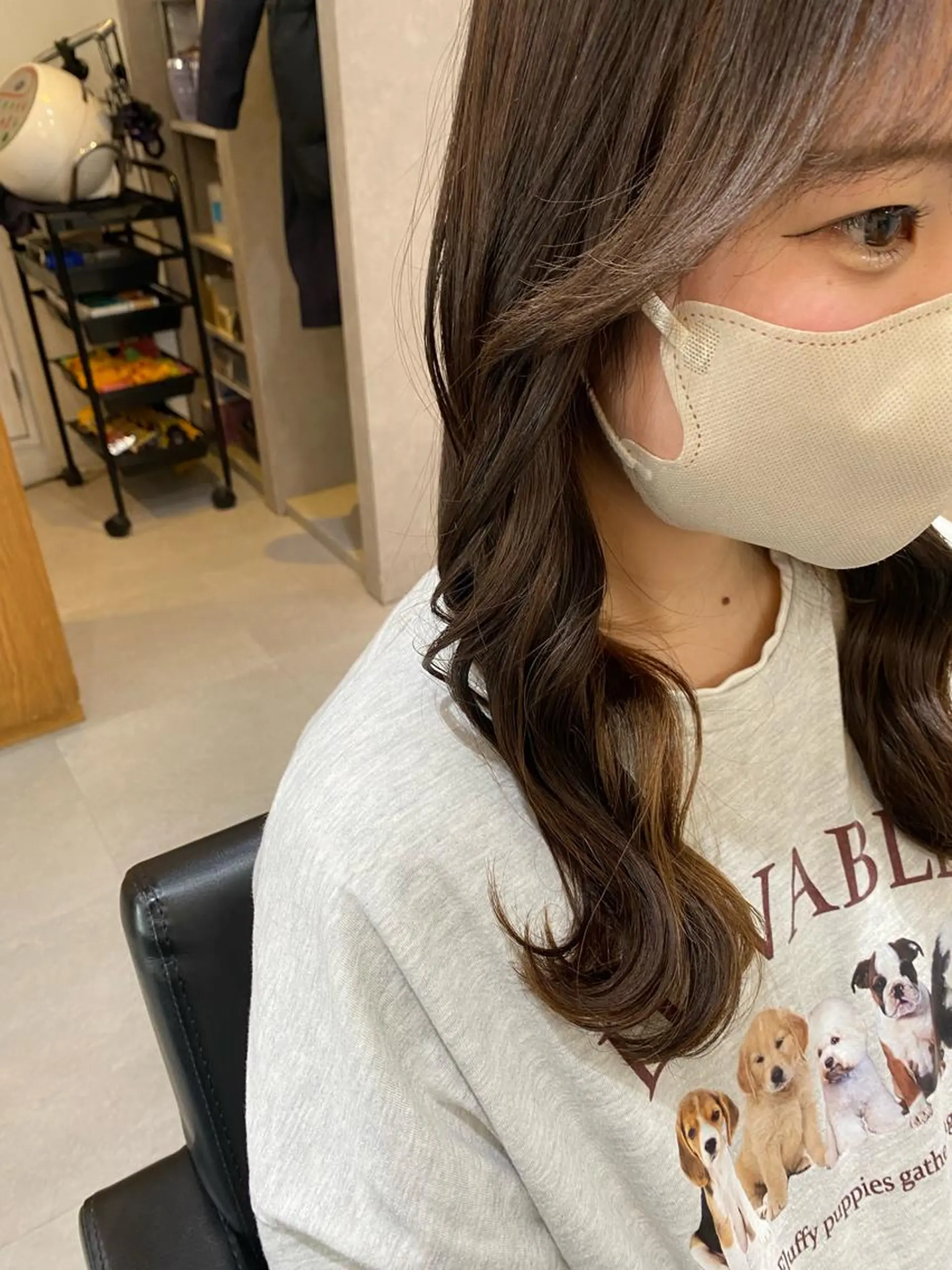 ロング パーマ 銀座⚜️【脱白髪染め 美髪矯正】トグチのヘアスタイル