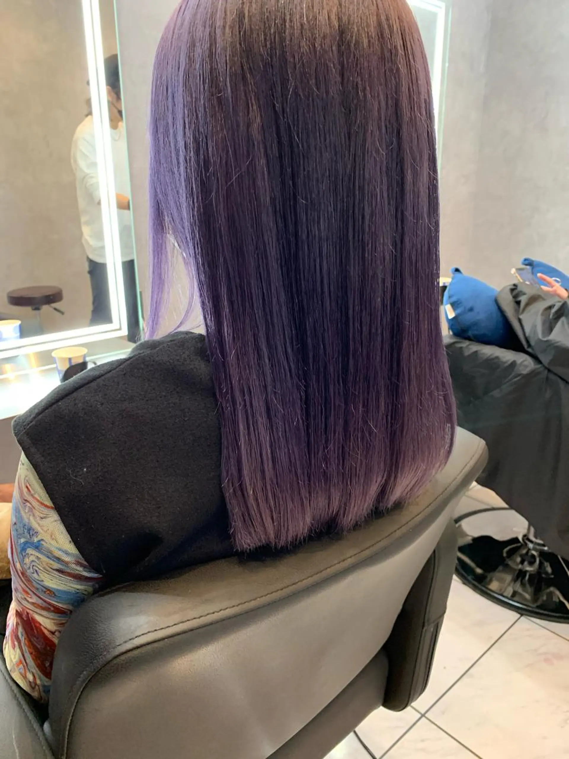 ロング カラー ブリーチ ケアブリーチ 透明感カラー デザインカラー イヤリングカラー 透明感/ブリーチ縮毛 /髪質改善/星野純一のヘアスタイル