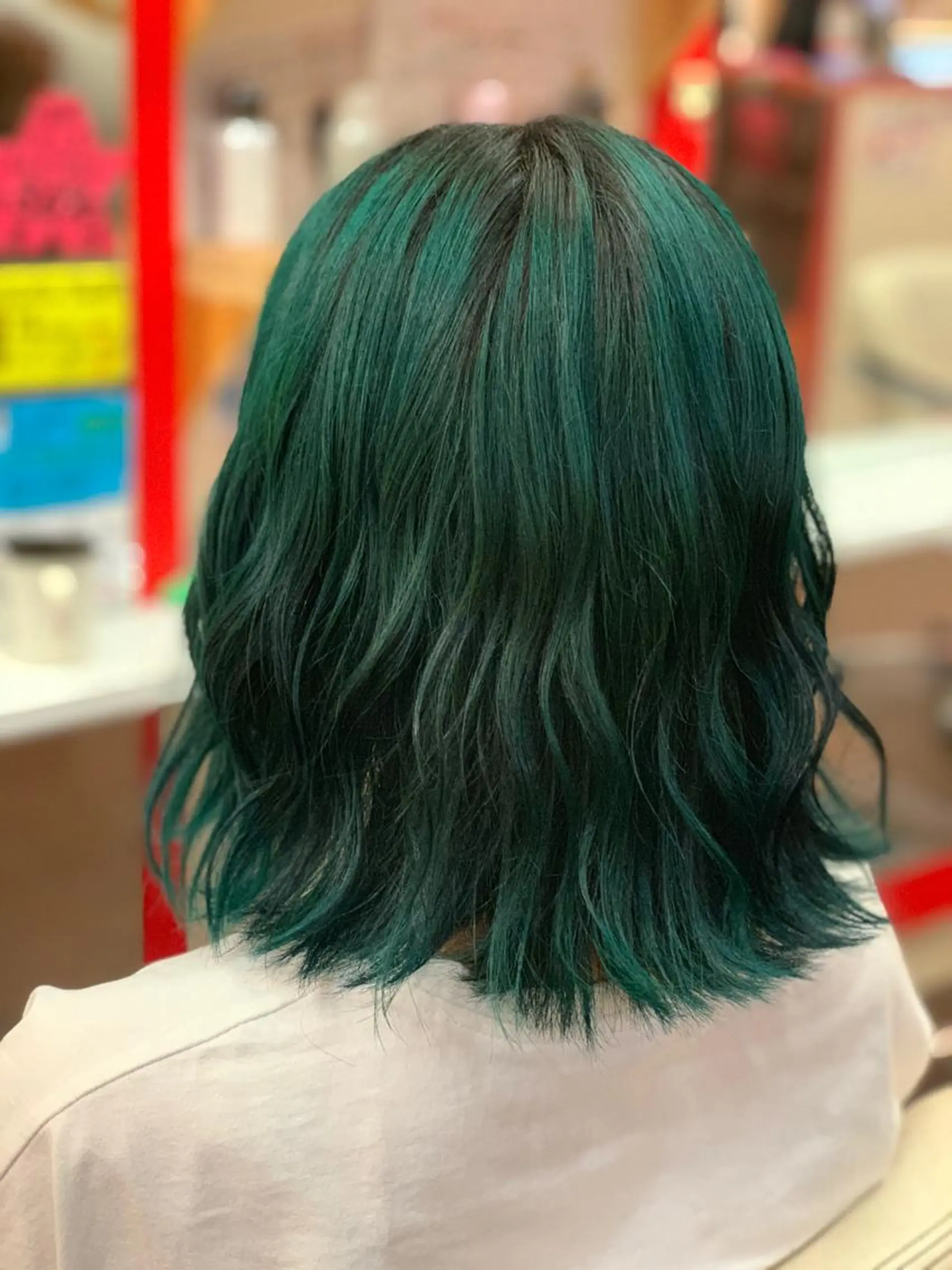 ミディアム ヘアカラー たけい ゆうきのヘアスタイル