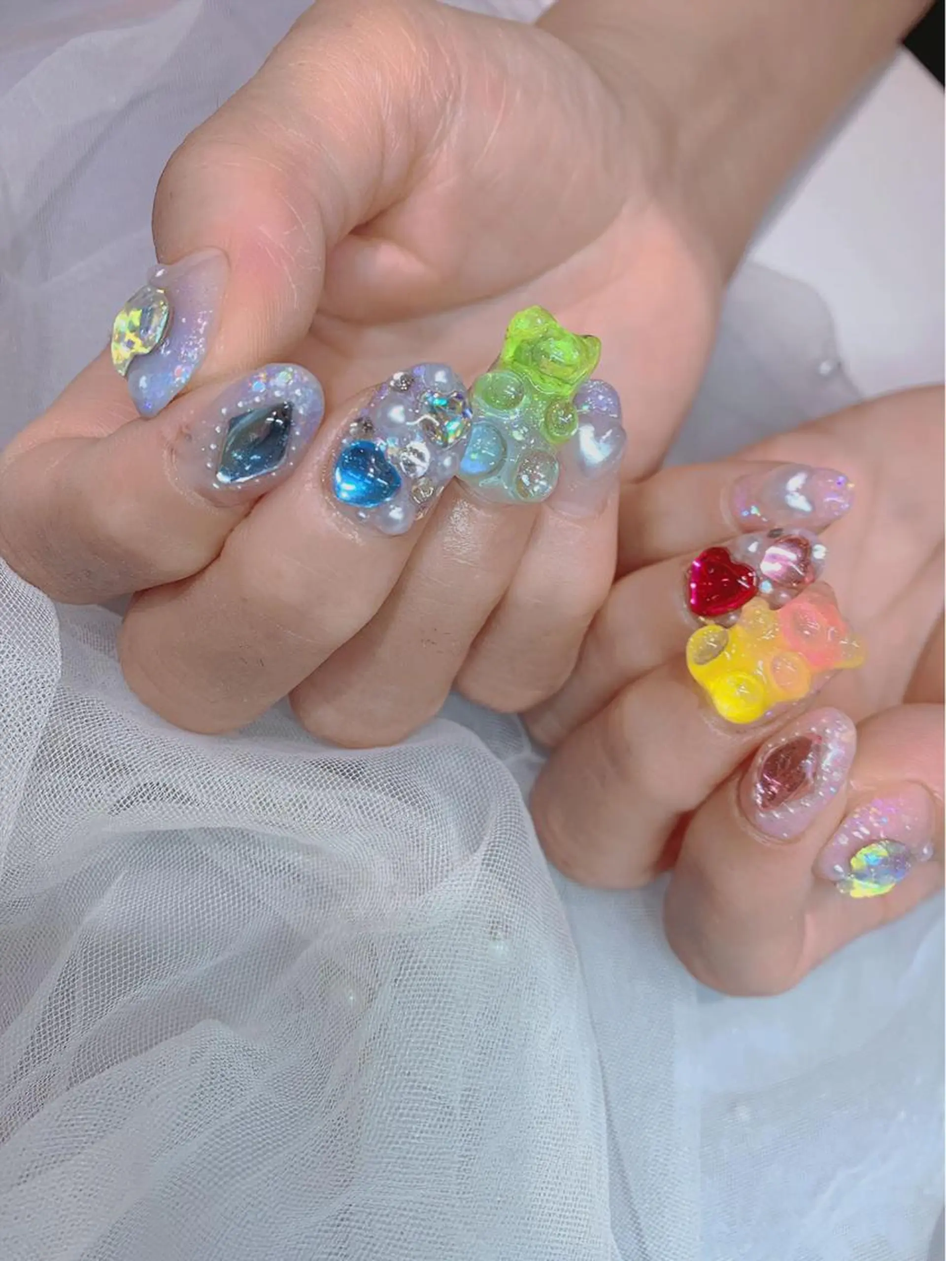 ネイル アートネイル 持ち込み ワンカラーネイル スカルプネイル ネイルチップ 長さだし専門店 M2 rikaのネイルデザイン