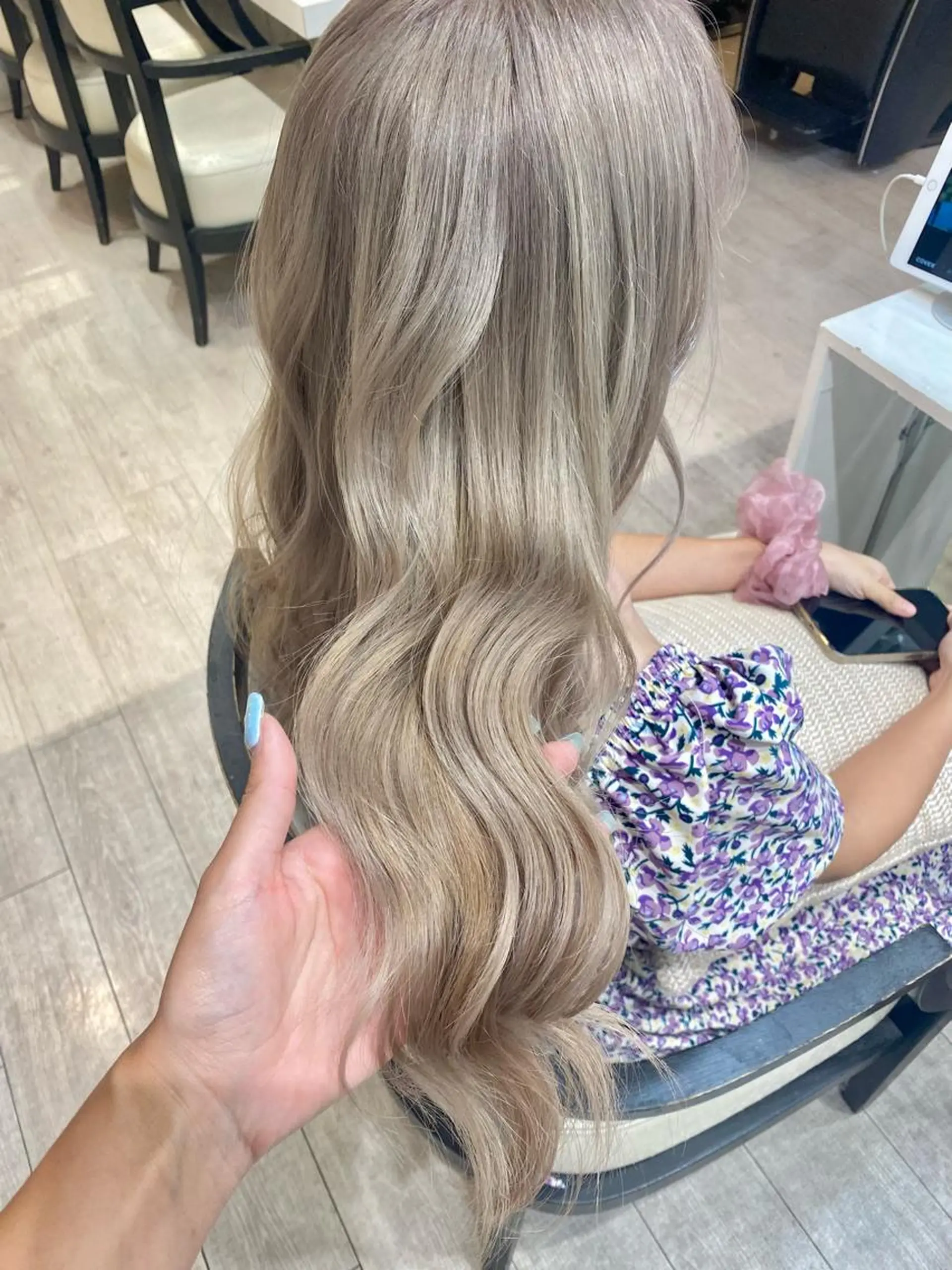 セミロング カラー カット ヘアカラー トリートメント 美髪クリエイター マリアのヘアスタイル