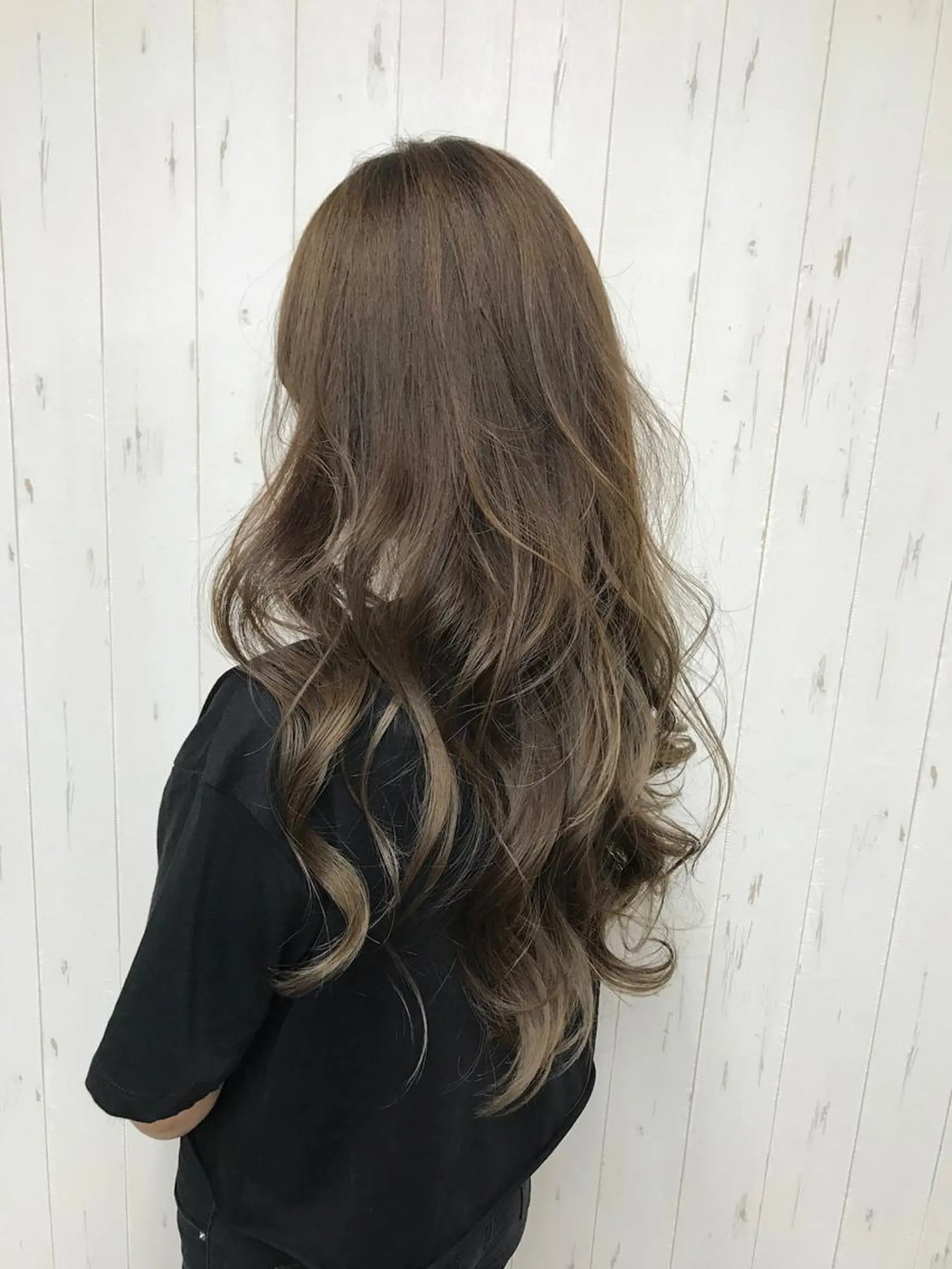 ロング カラー アッシュ ベージュカラー カット ヘアカラー AN'TIA小作所属・AN'TIA小作代表 ⭐︎kazuma⭐︎のヘアスタイル