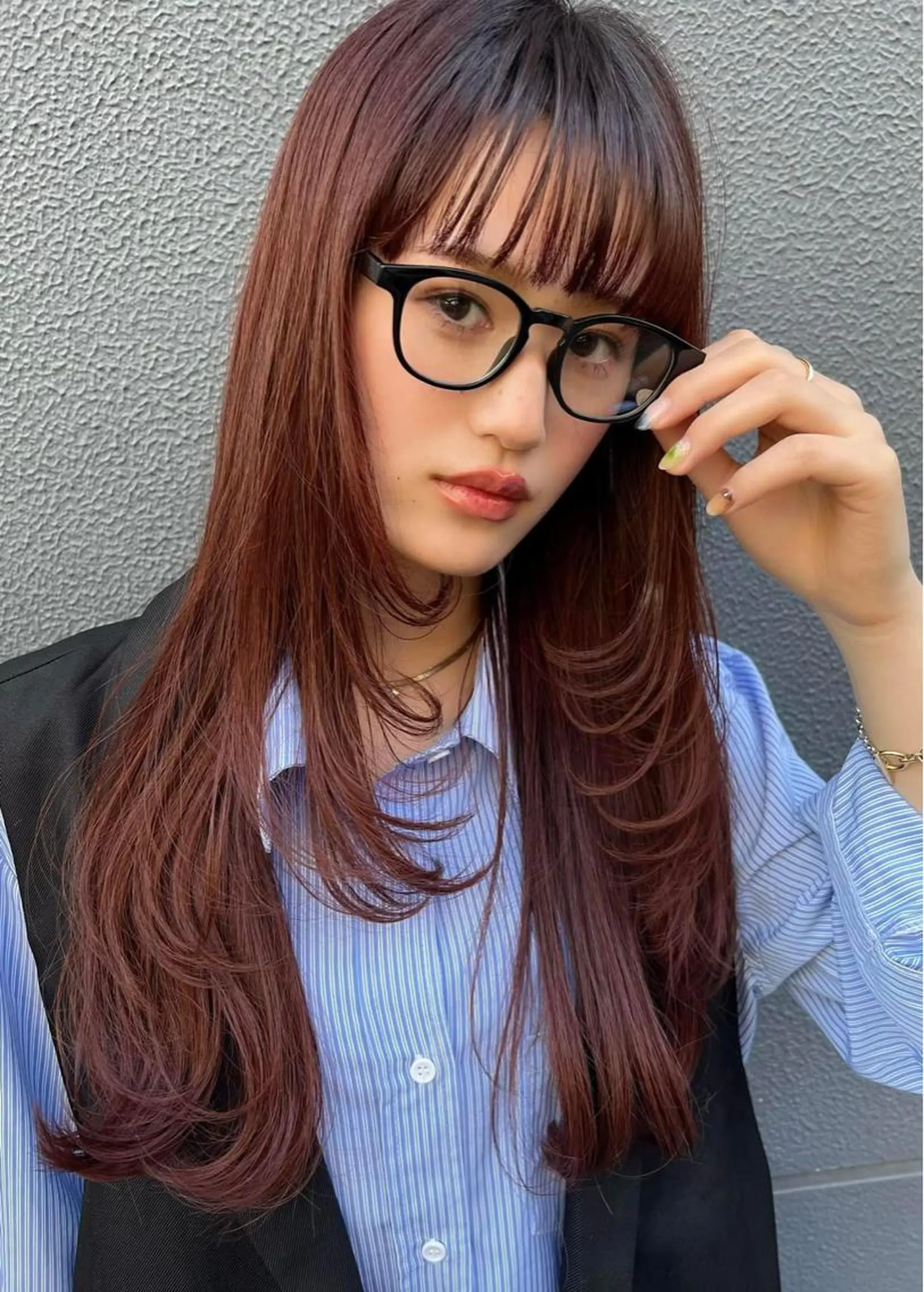 ロング カット ROZA germe所属・ROZAgerme 落海一花🦋のヘアスタイル