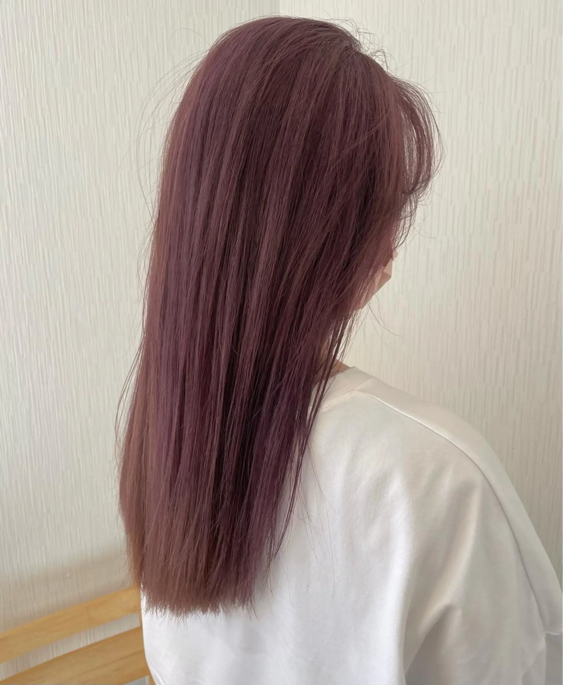 ロング カラー ヘアアレンジ ヘアカラー トリートメント 小倉 愛里のヘアスタイル