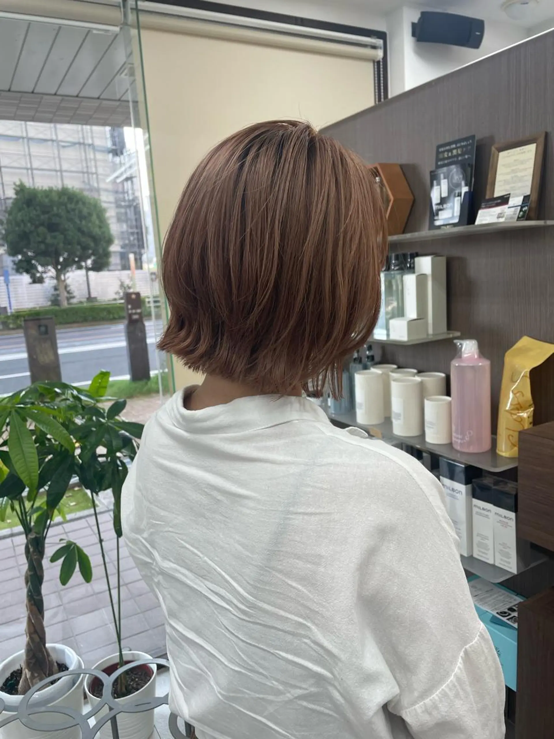 ミディアム ヘアカラー ダブルカラー/韓国 ヘア/さわのあかねのヘアスタイル