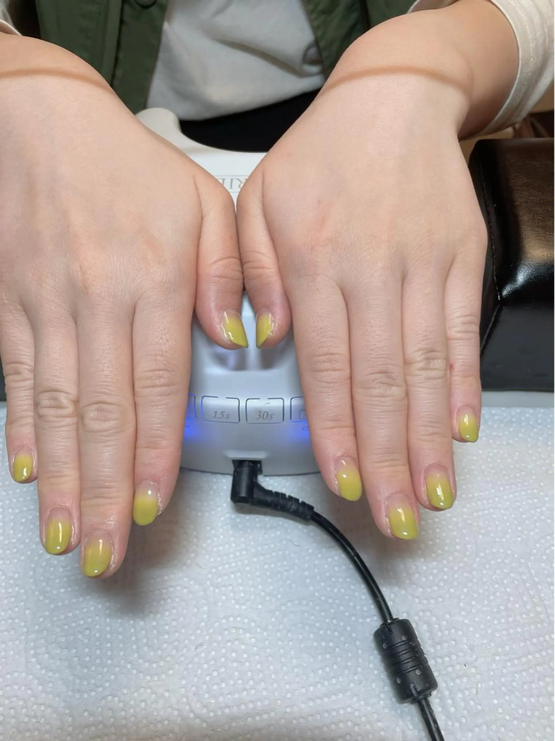 ネイル グラデーション グリーン nail cute 亀有のネイルデザイン