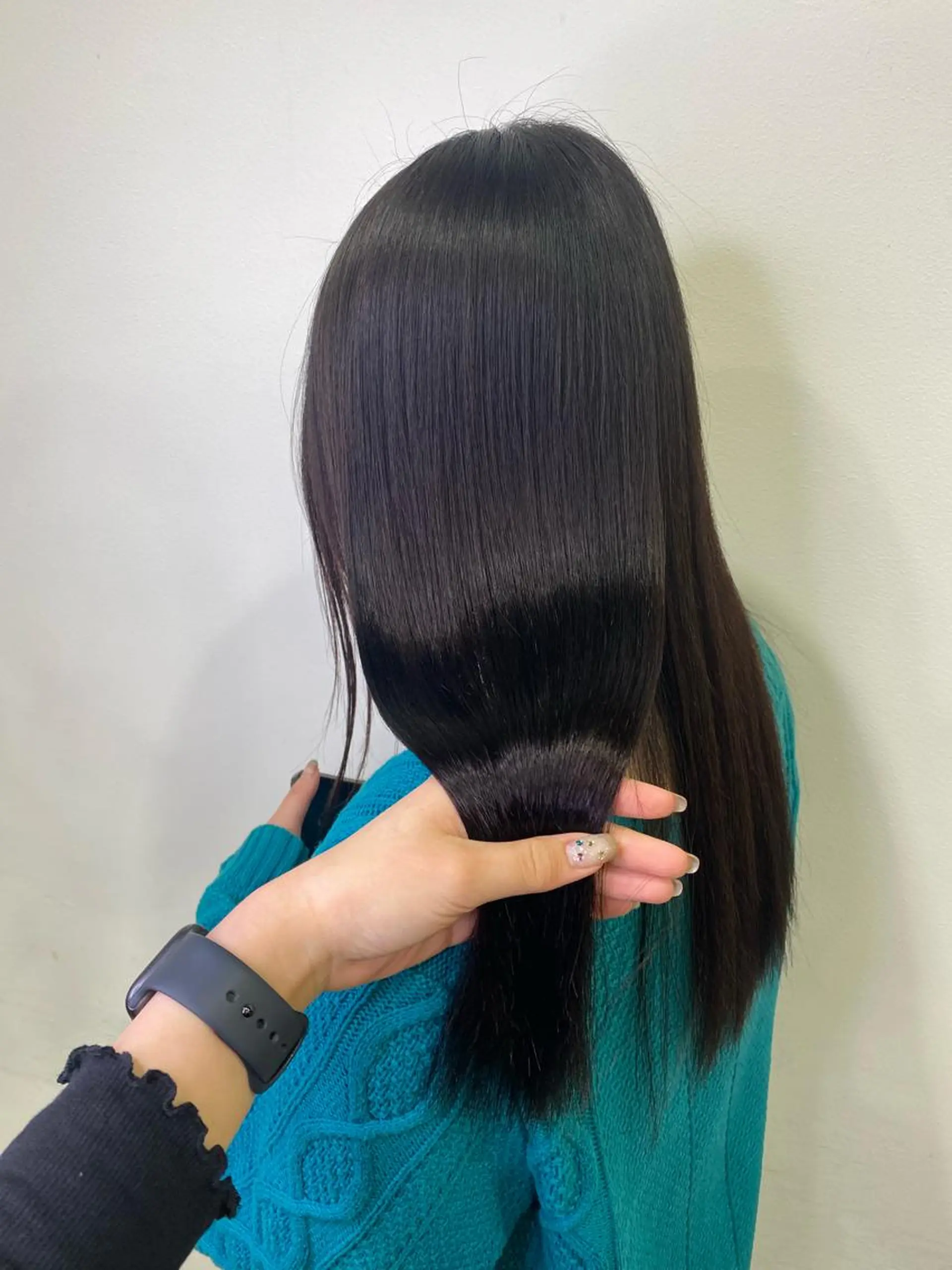 ロング カット 縮毛矯正 透明感/レイヤー カット🎀マコのヘアスタイル