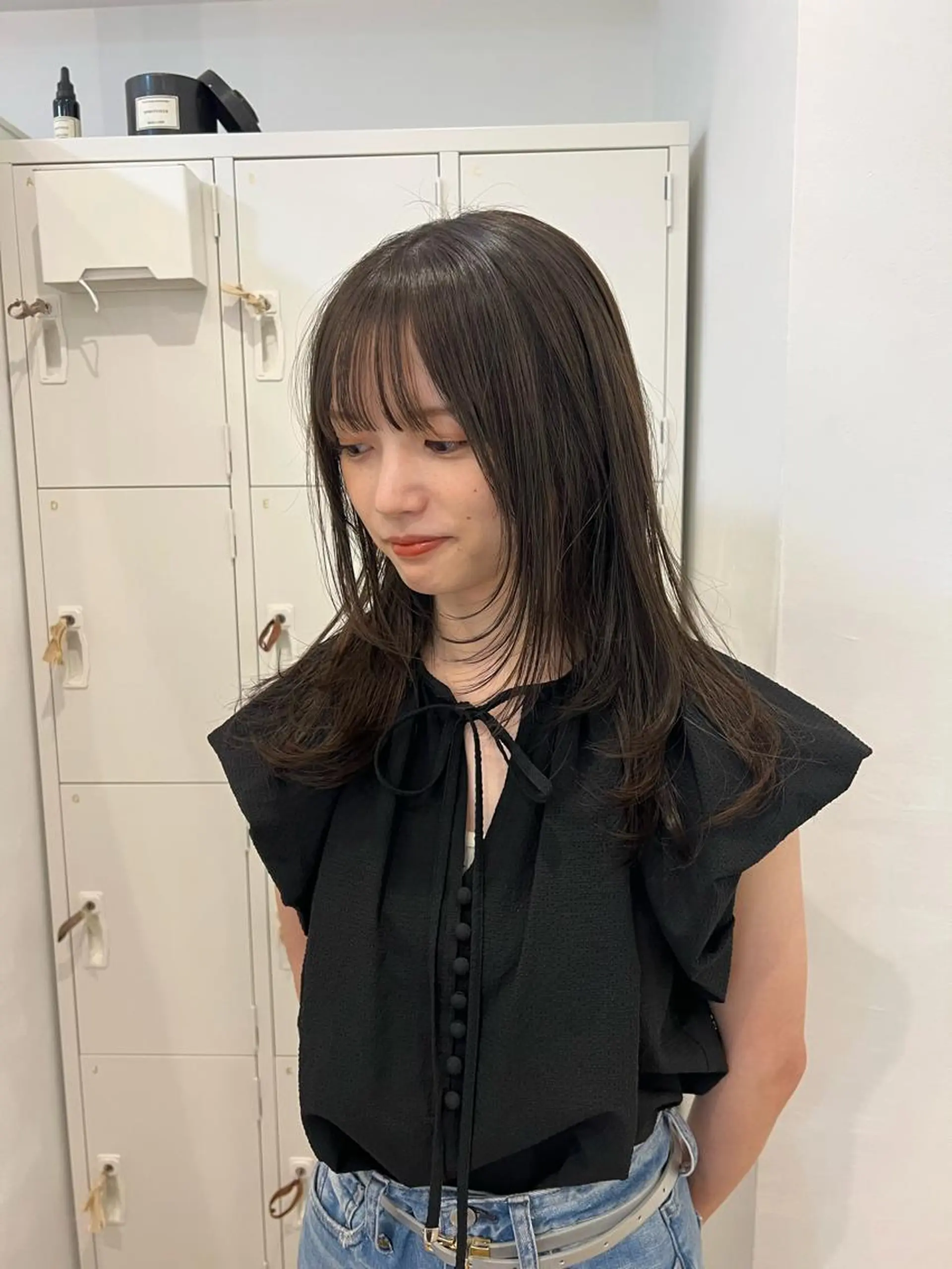 セミロング カラー レイヤーカット kakeru トレンドヘアのヘアスタイル