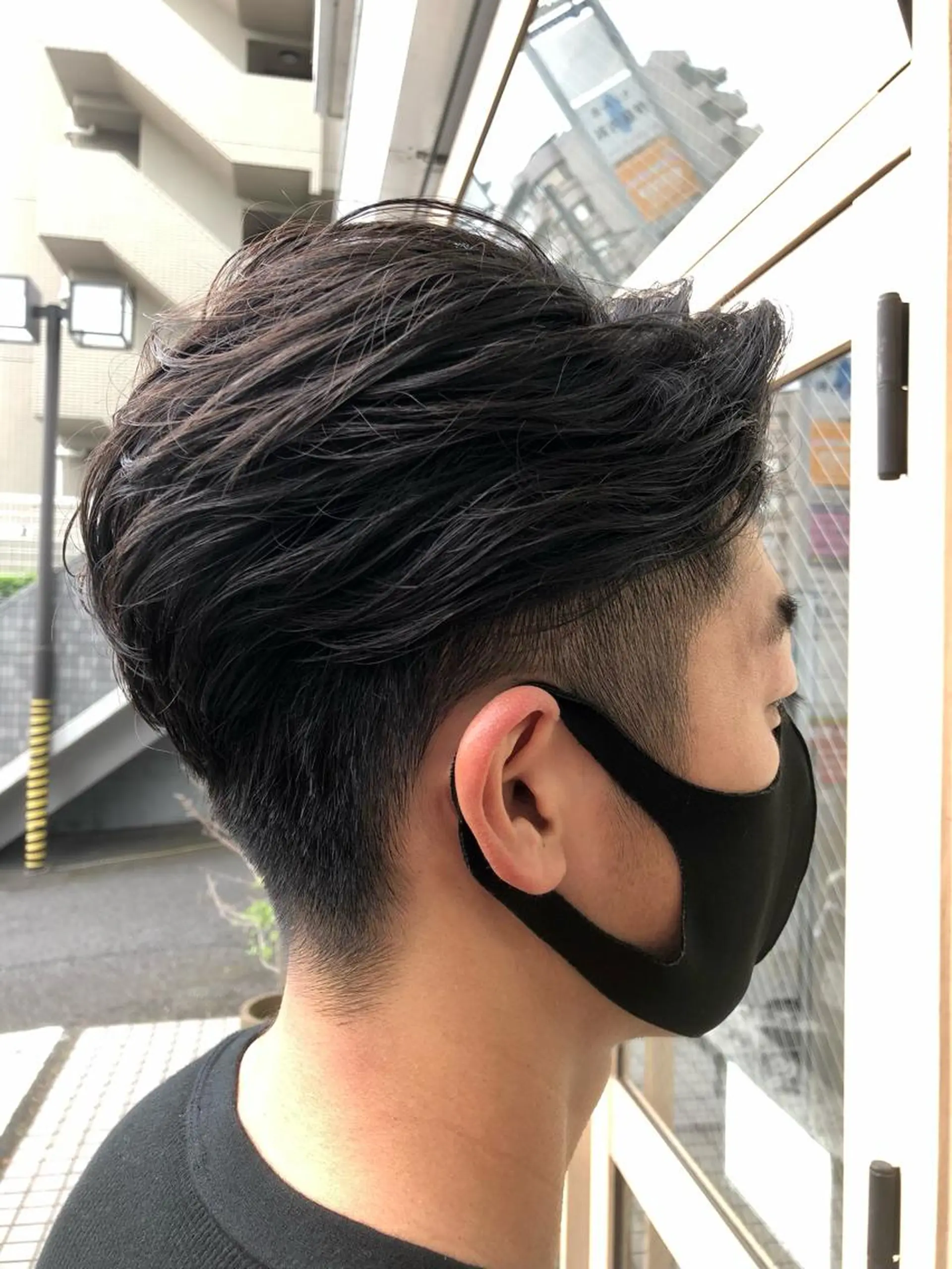 ショート メンズ 刈り上げ Carina所属・セン北徒歩５分 キシタクのヘアスタイル