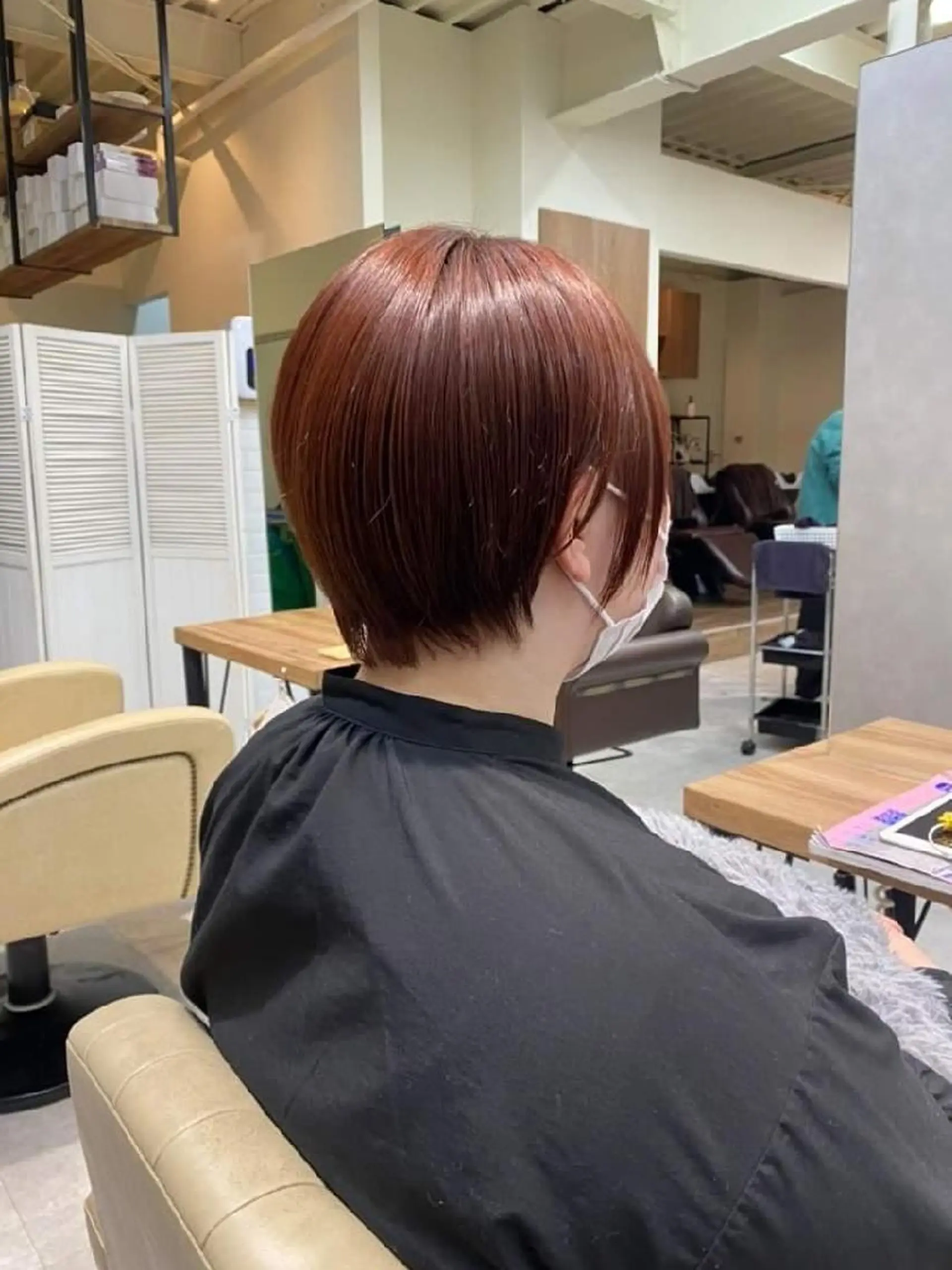 ショート ショートヘア 小顔カット 北村 恵美のヘアスタイル