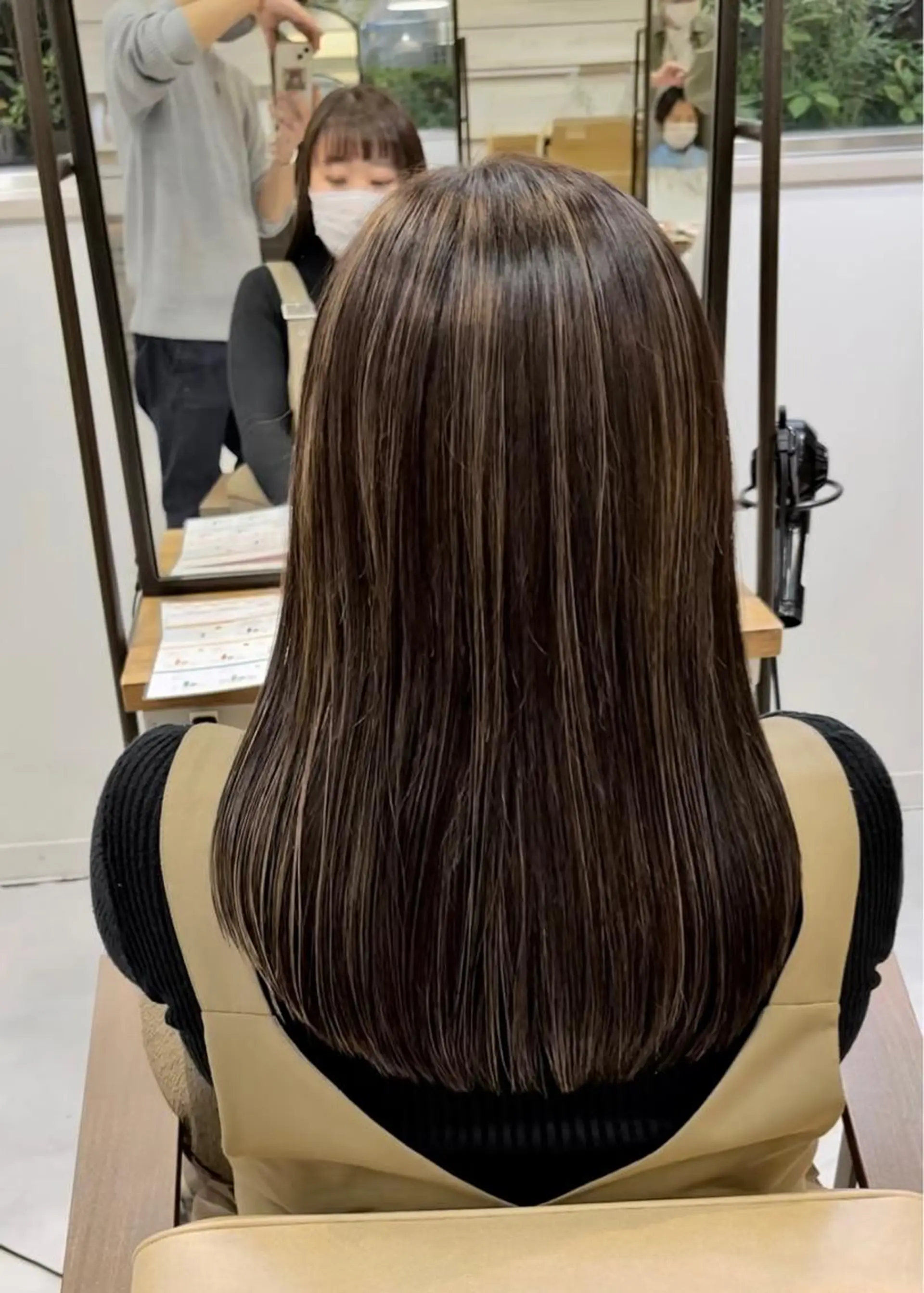 ロング 縮毛矯正/髪質改善 斉藤春のヘアスタイル