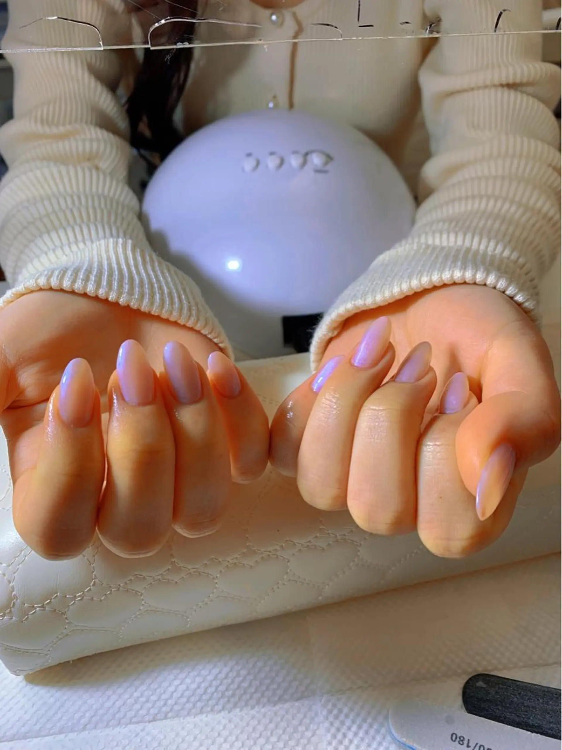 ネイル ワンカラーネイル 春ネイル salon EMANのネイルデザイン