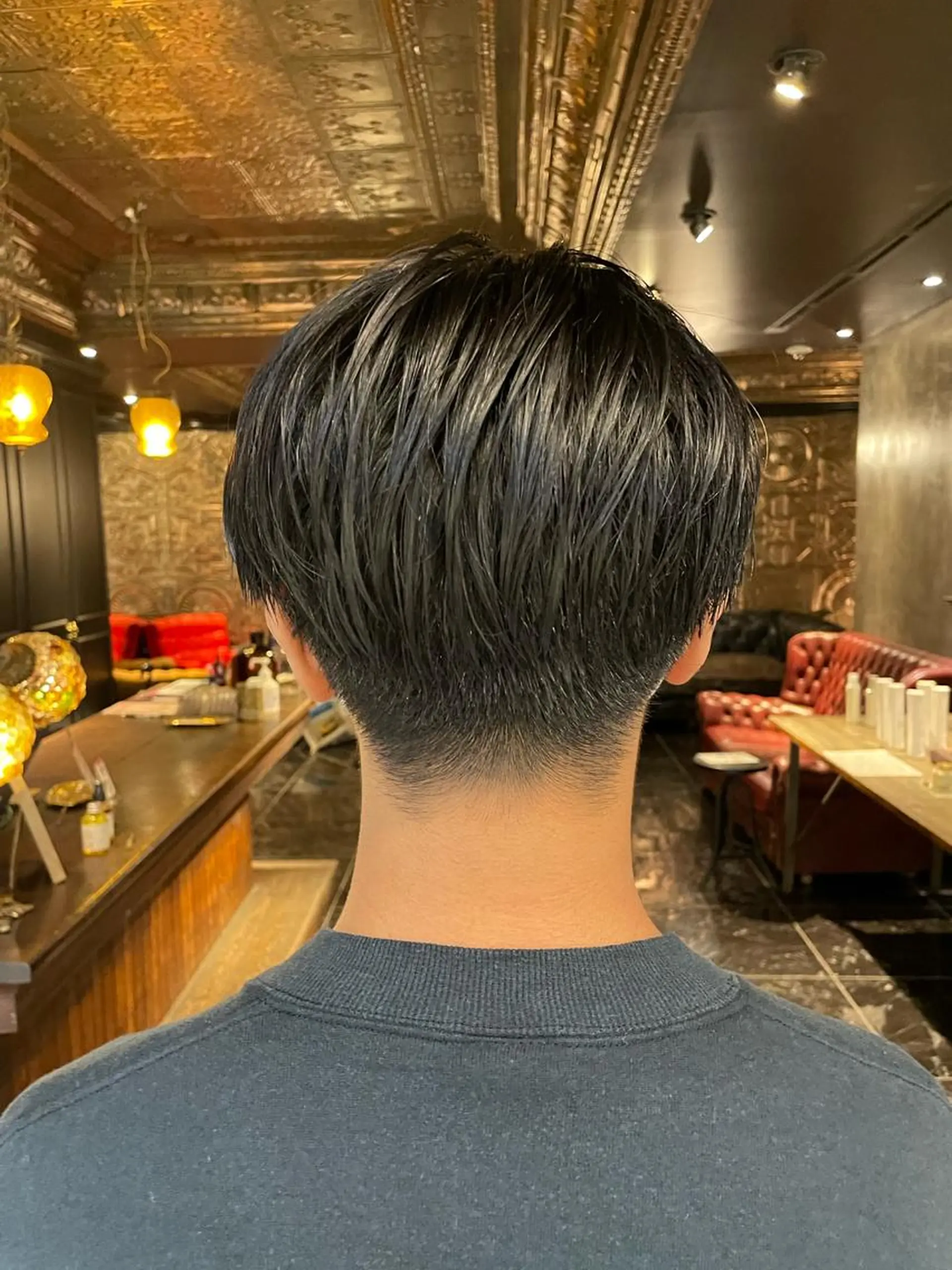 ショート ヘアアレンジ メンズ madokaレイヤー /暖色カラーのヘアスタイル