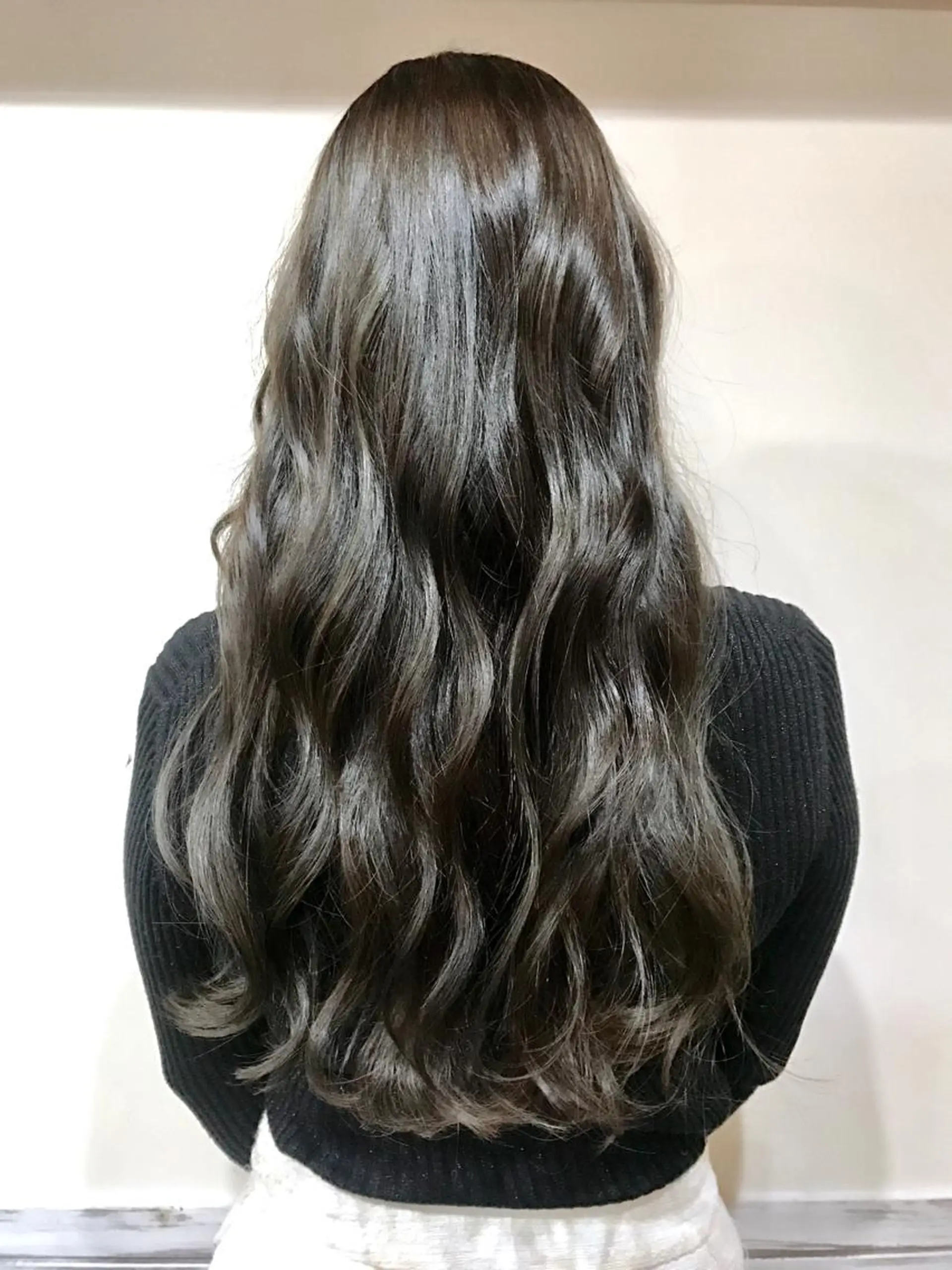 ロング カラー アッシュ ハイライトカラー ハイライト 女性専用サロン 【中崎町】ゆきみのヘアスタイル