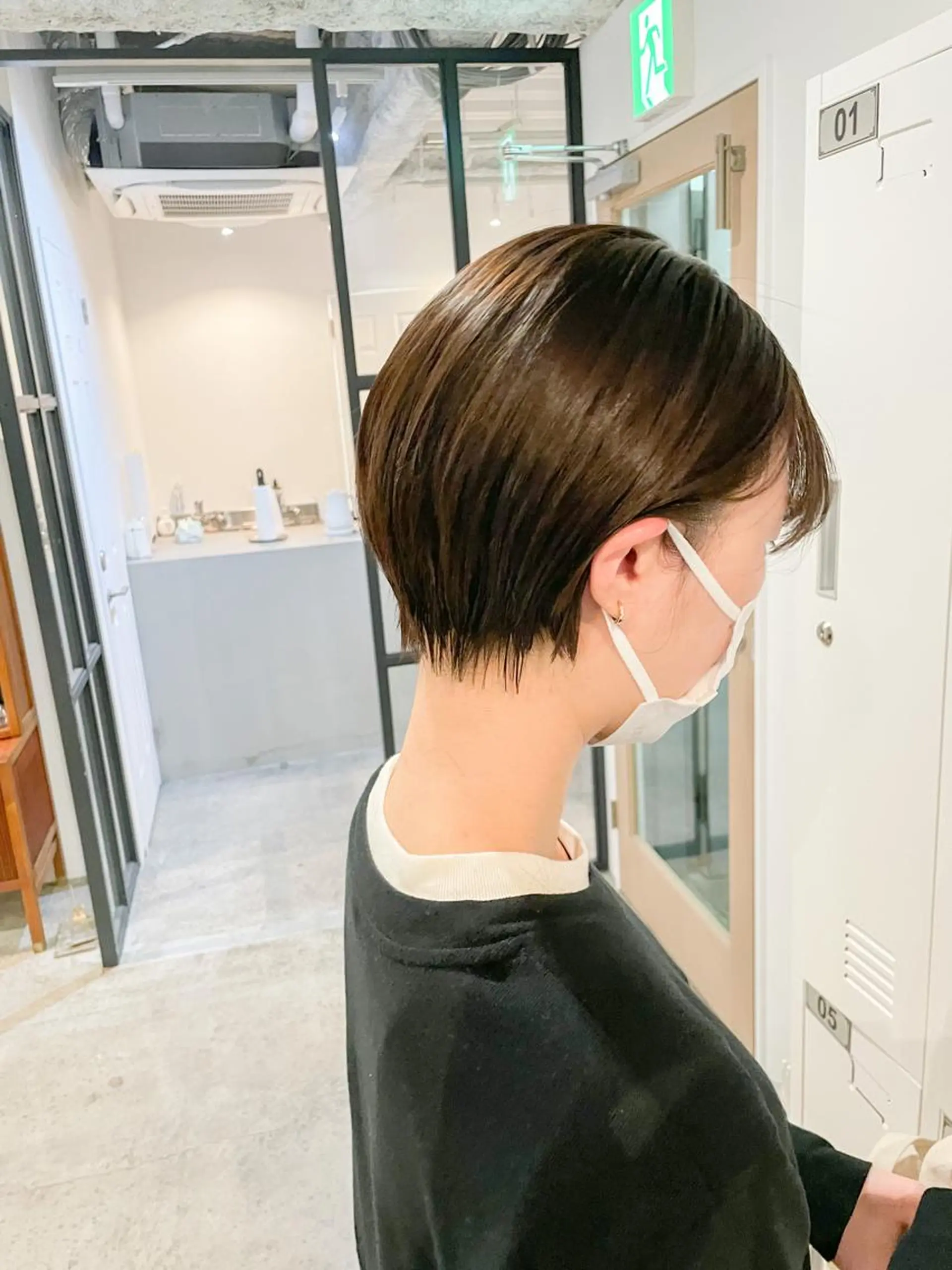 ショート カラー ショートボブ 丸みショート ボブ ショートヘア カット ヘアカラー Takuma Suzuki中目黒のヘアスタイル