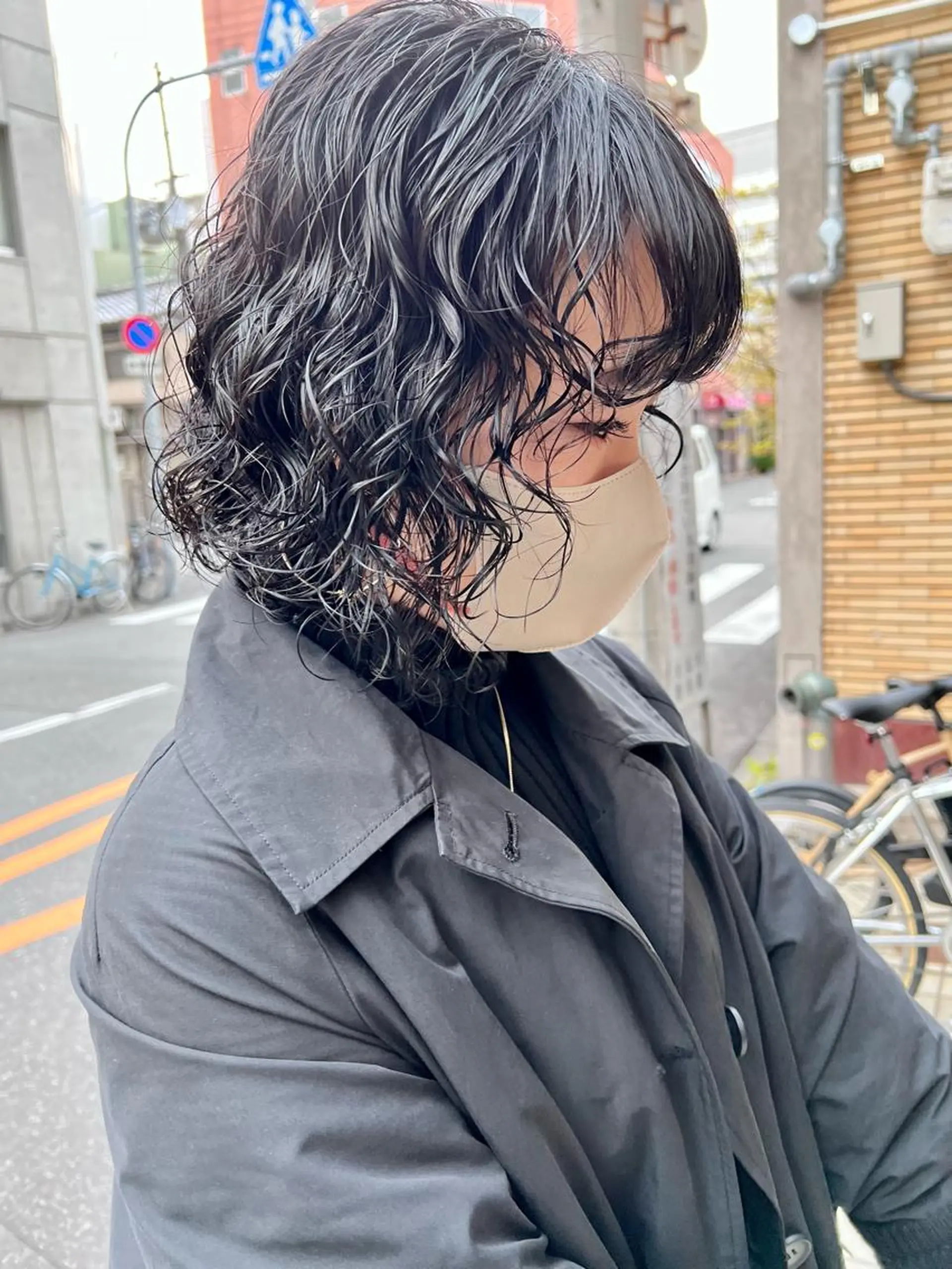 ショート カラー パーマ 黒髪 mizuki ニュアンスパーマのその他イメージ
