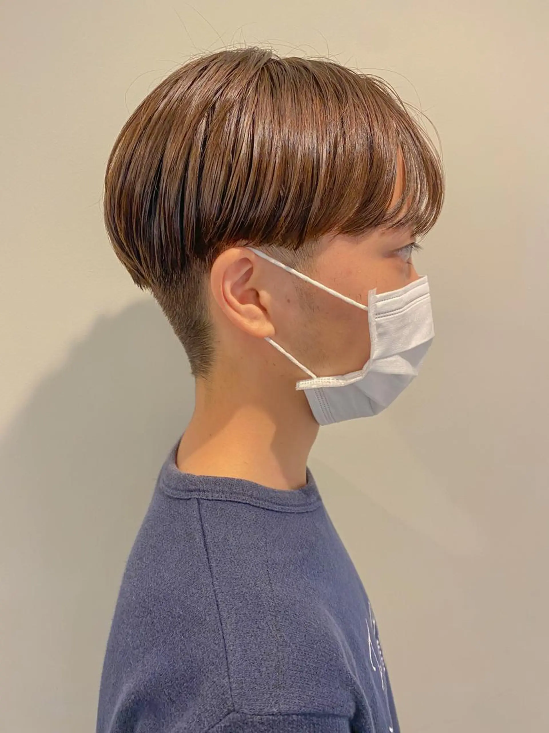 メンズ センターパート マッシュ sava所属・🌈ケアブリーチ🌈 おぐまなつきのヘアスタイル