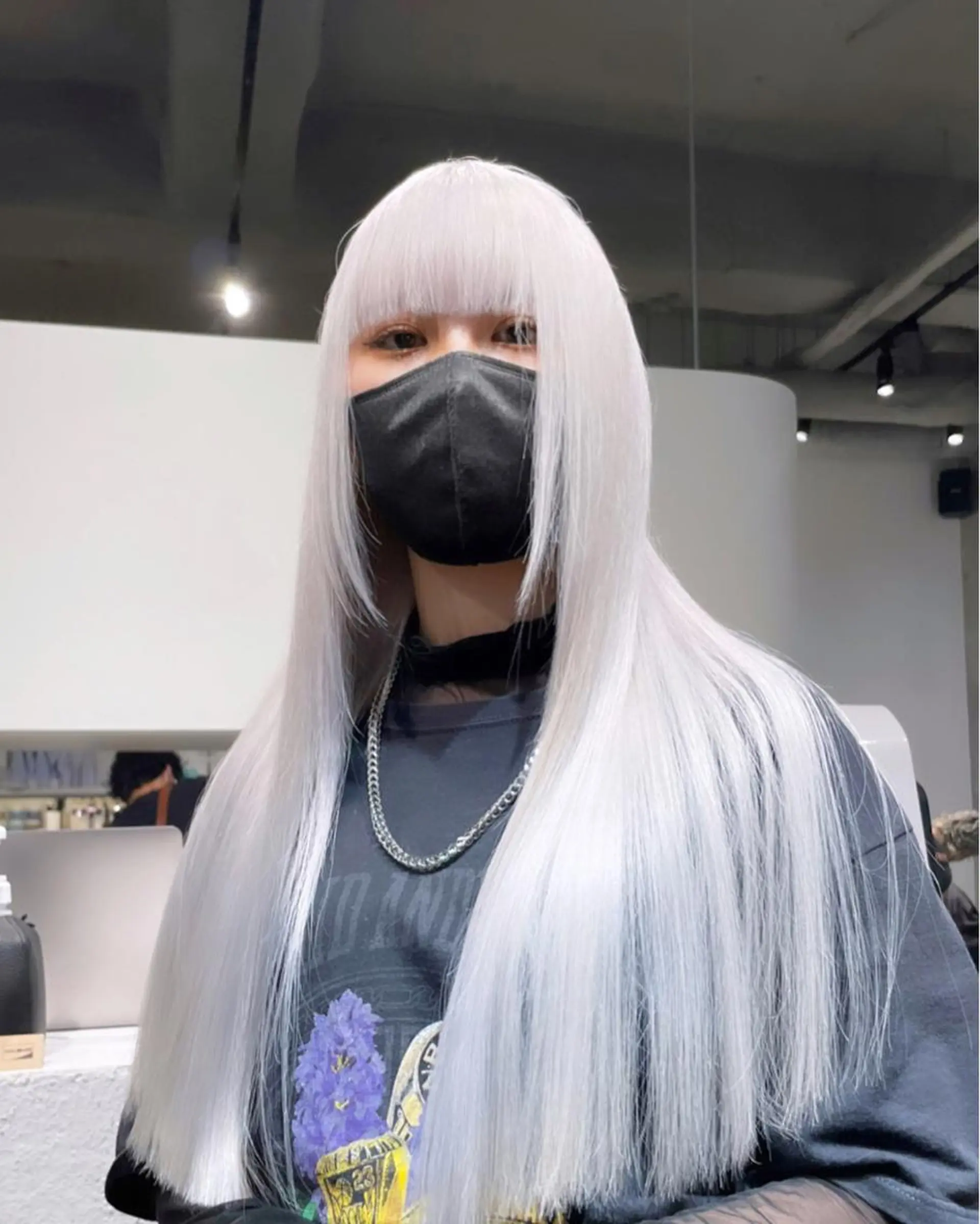 ロング カラー ヘアアレンジ ブリーチ ヘアカラー トリートメント MONIQA所属・🐲RYUKI メンズブリーチのヘアスタイル