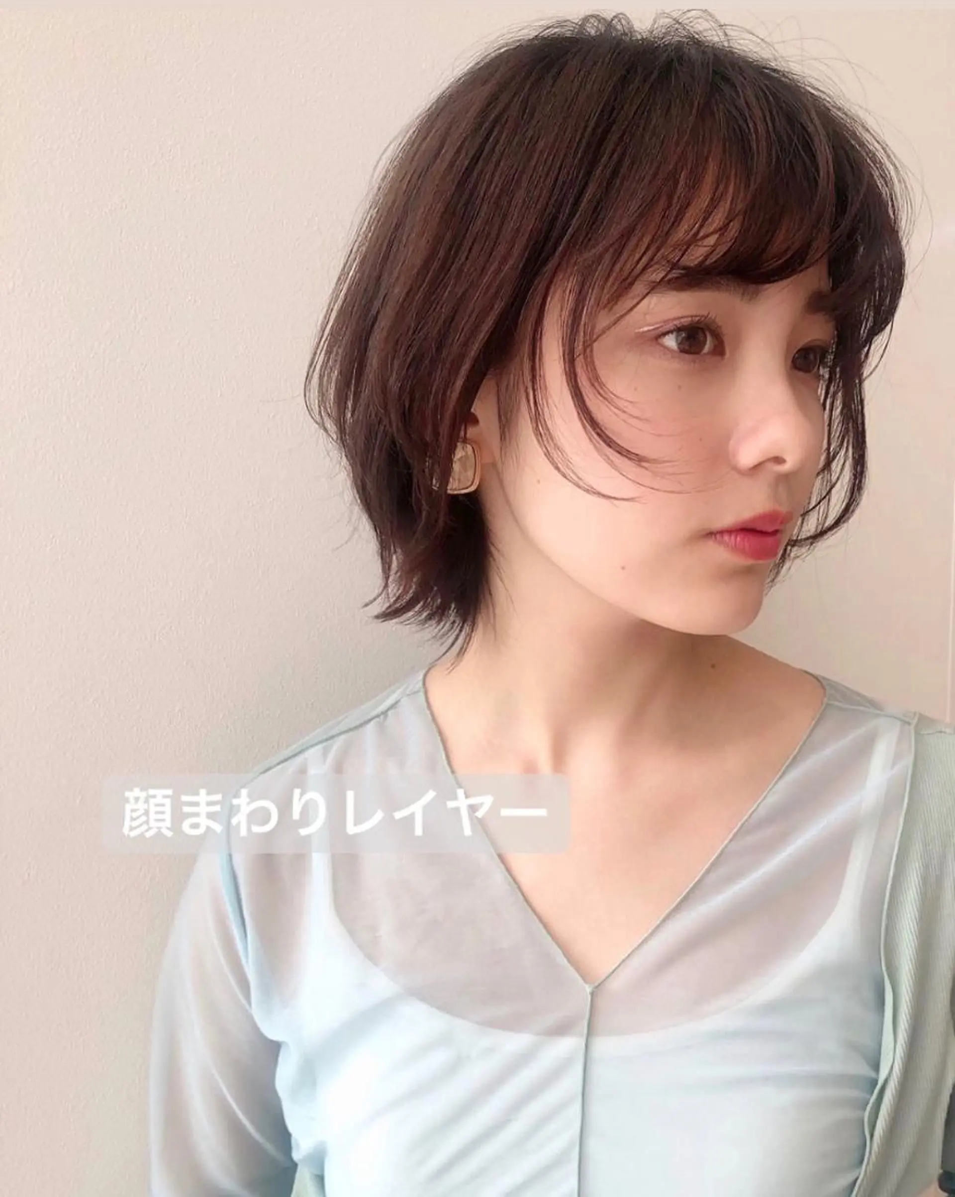 ショート カラー レイヤーカット カット ヘアカラー I know所属・木下 奈々のヘアスタイル
