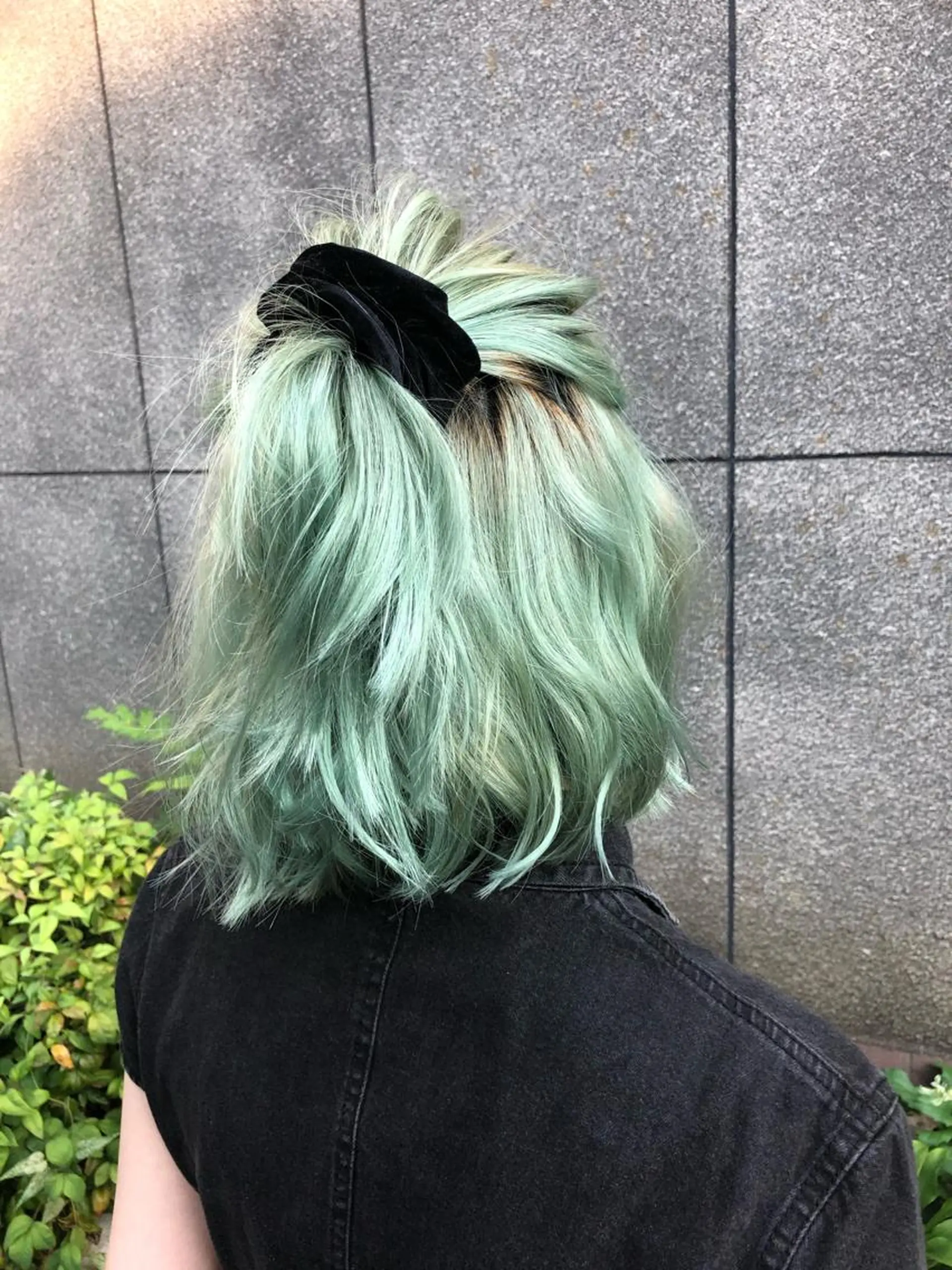 ミディアム カラー ヘアアレンジ ブリーチ yuuna/ ハッシュカット🎀のヘアスタイル