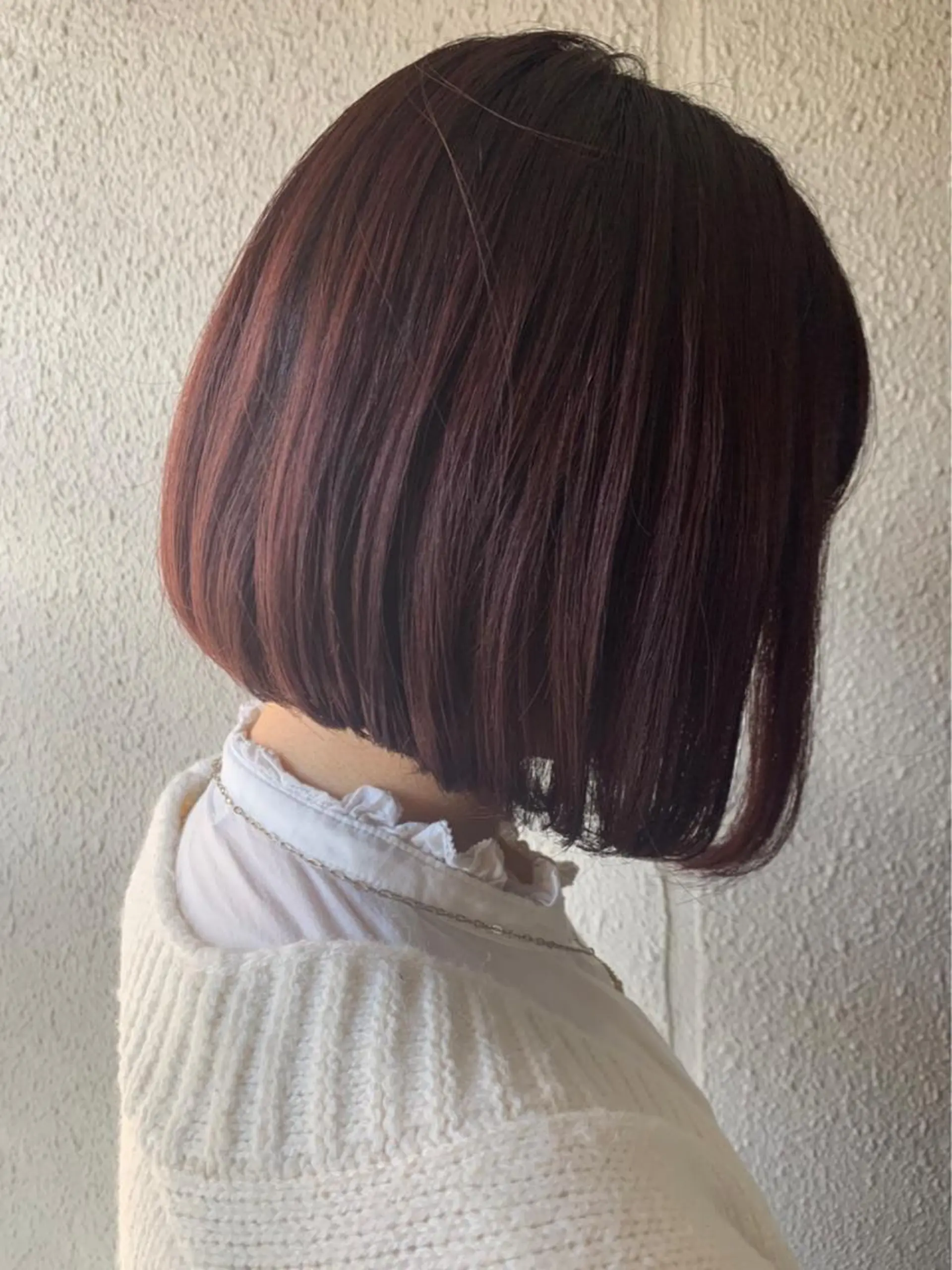 ショート カラー ボブ カット chouette シュエットのヘアスタイル