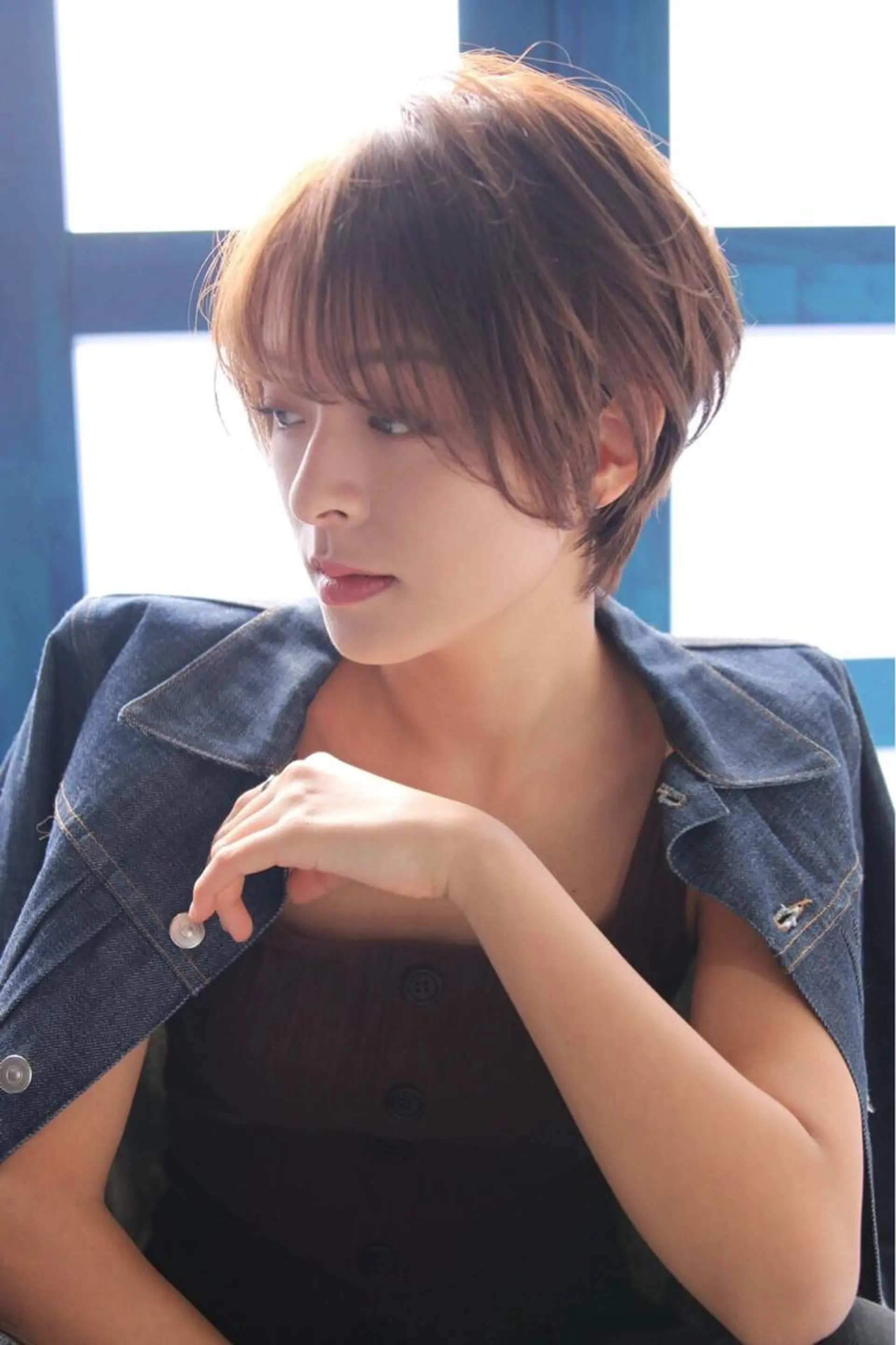 ショート カラー giinii所属・横浜縮毛矯正 ☆渋谷良太のヘアスタイル