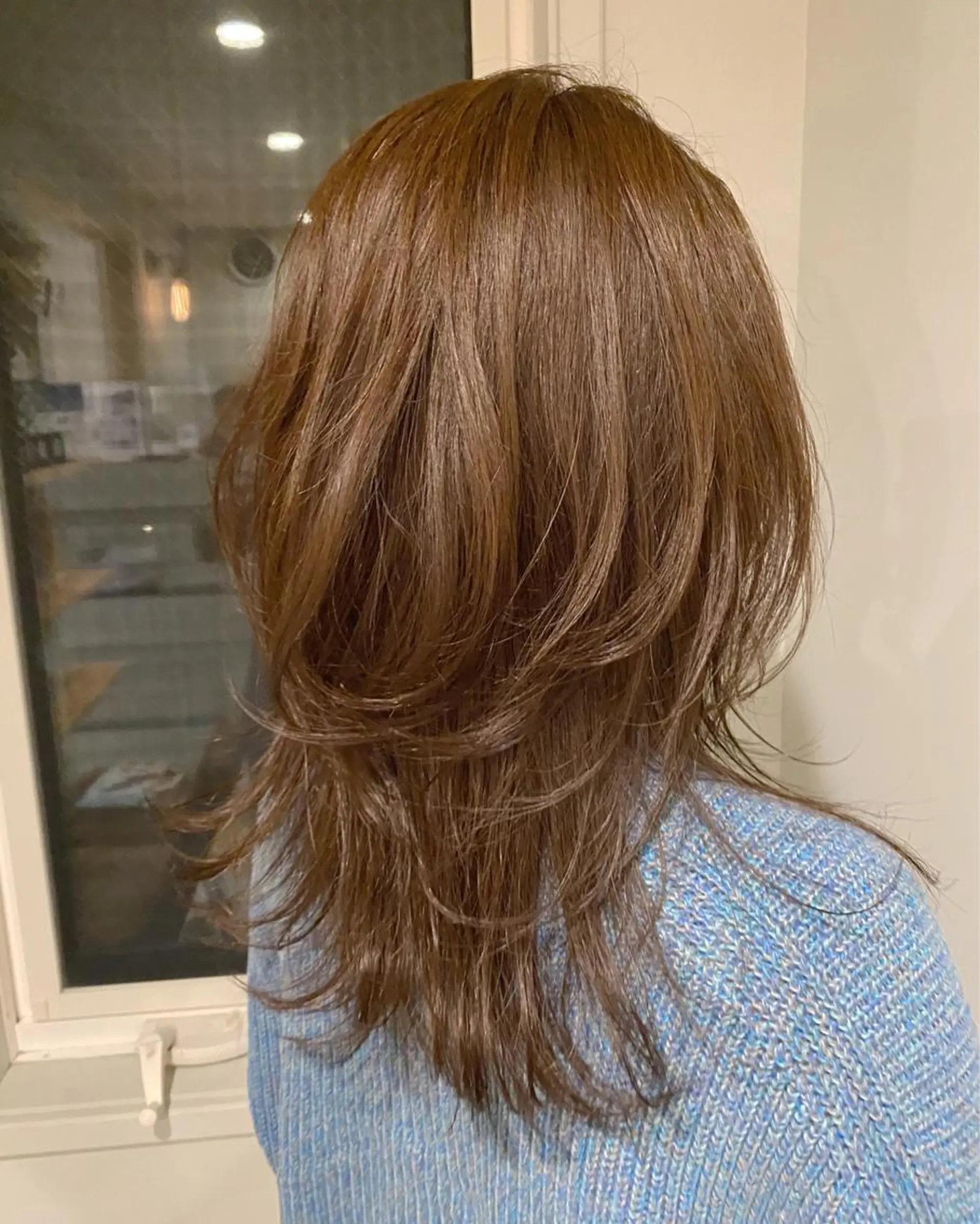 ミディアム 綺麗で可愛い艶カラー カワモトユウキのヘアスタイル