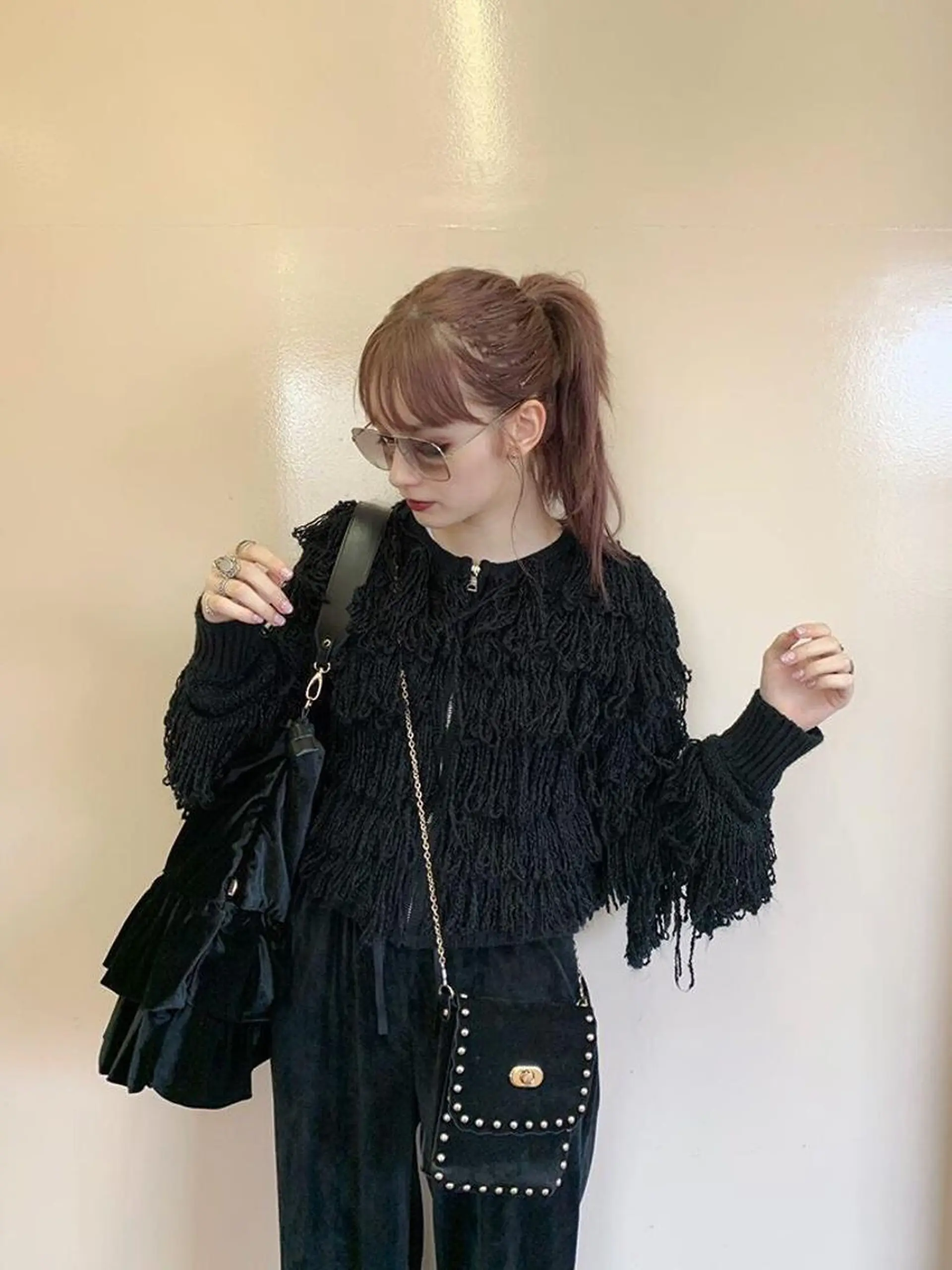 ロング カラー カット ヘアカラー エクステ 古山 勇太のヘアスタイル