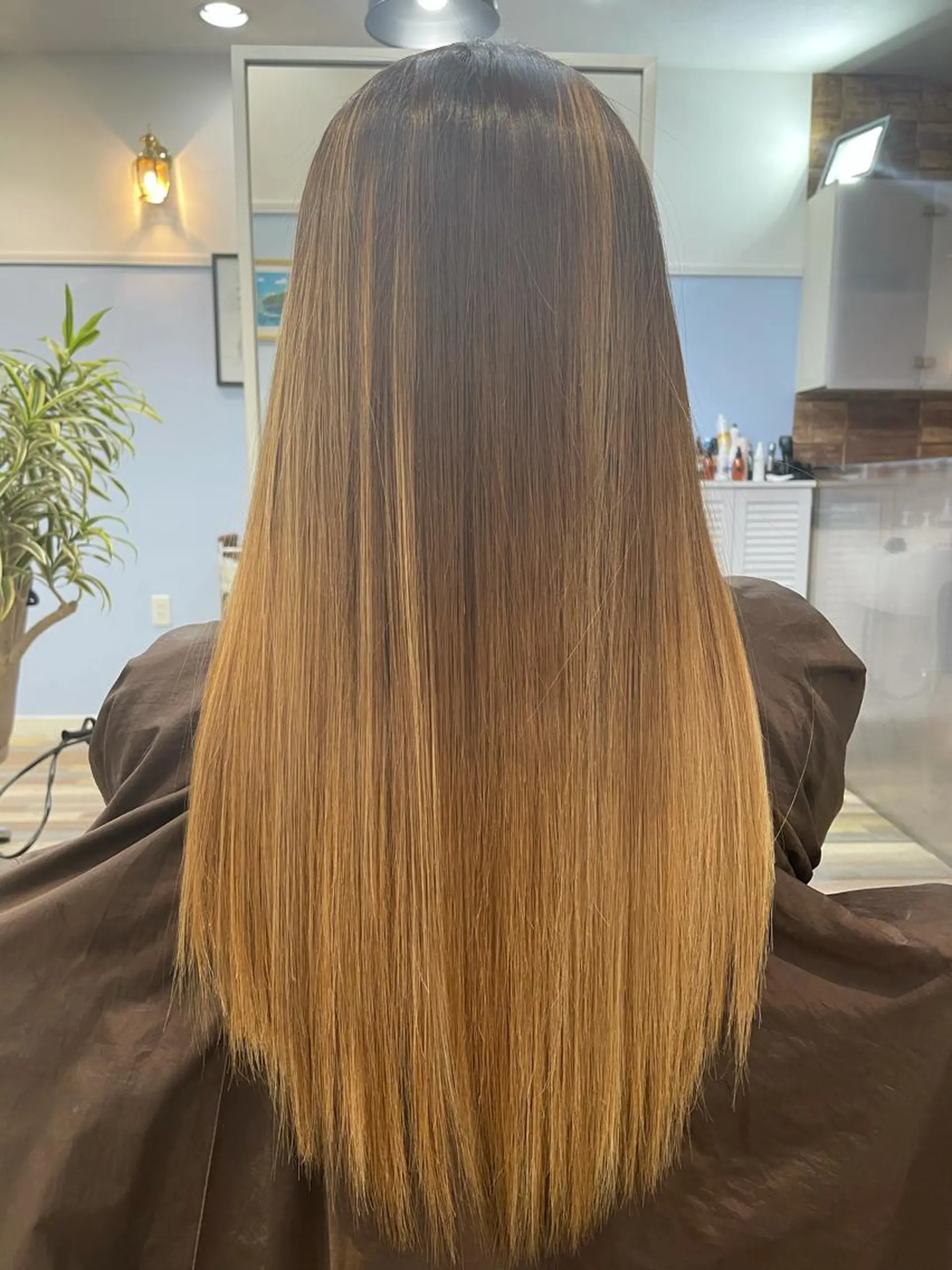 ロング トリートメント 穐山 翔のヘアスタイル