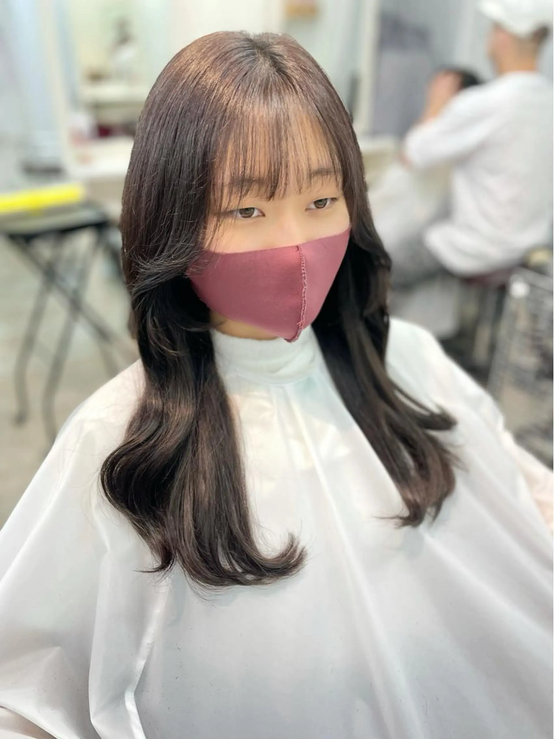 ロング シールエクステ エクステ カット エクステ ヘアセット 韓国ヘア🤍髪質改善 🇰🇷AKANEのヘアスタイル