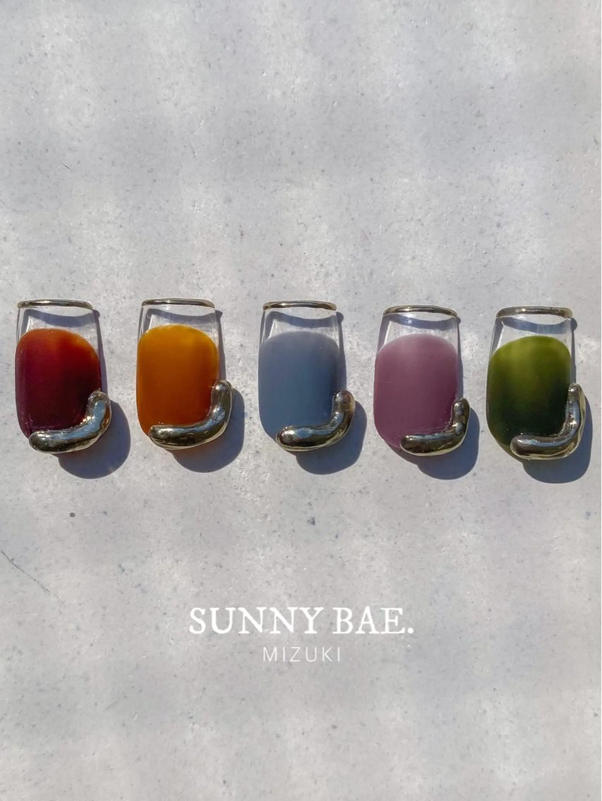 ネイル クリアネイル フレンチネイル ジェルネイル マットネイル 冬ネイル SUNNY BAE. 🌼MIZUKIのネイルデザイン