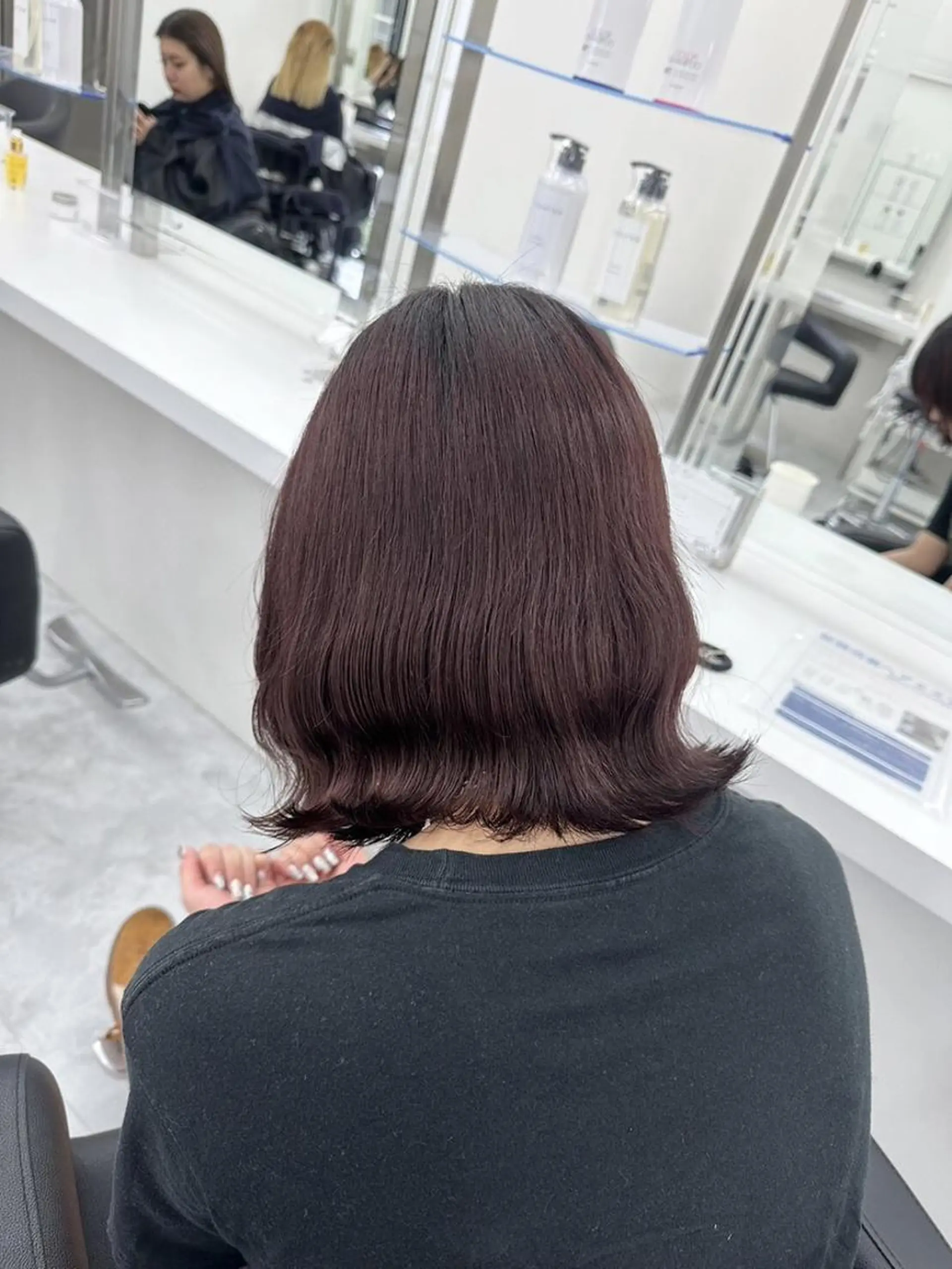 カラー 冬の透明感暗髪❄️ トレンドヘア❄️のヘアスタイル