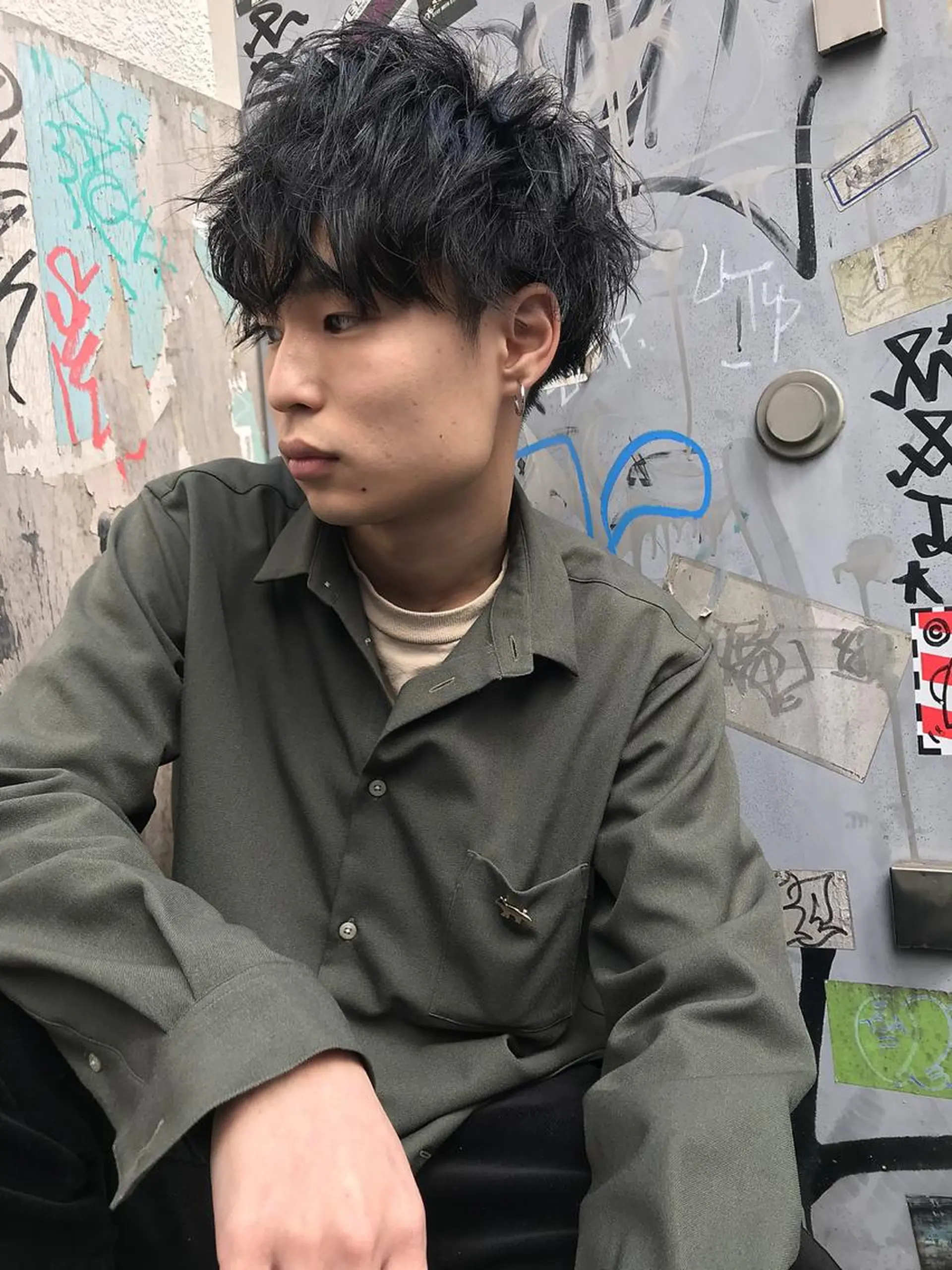 ショート 艶カラー/フェイス レイヤー/たむのヘアスタイル