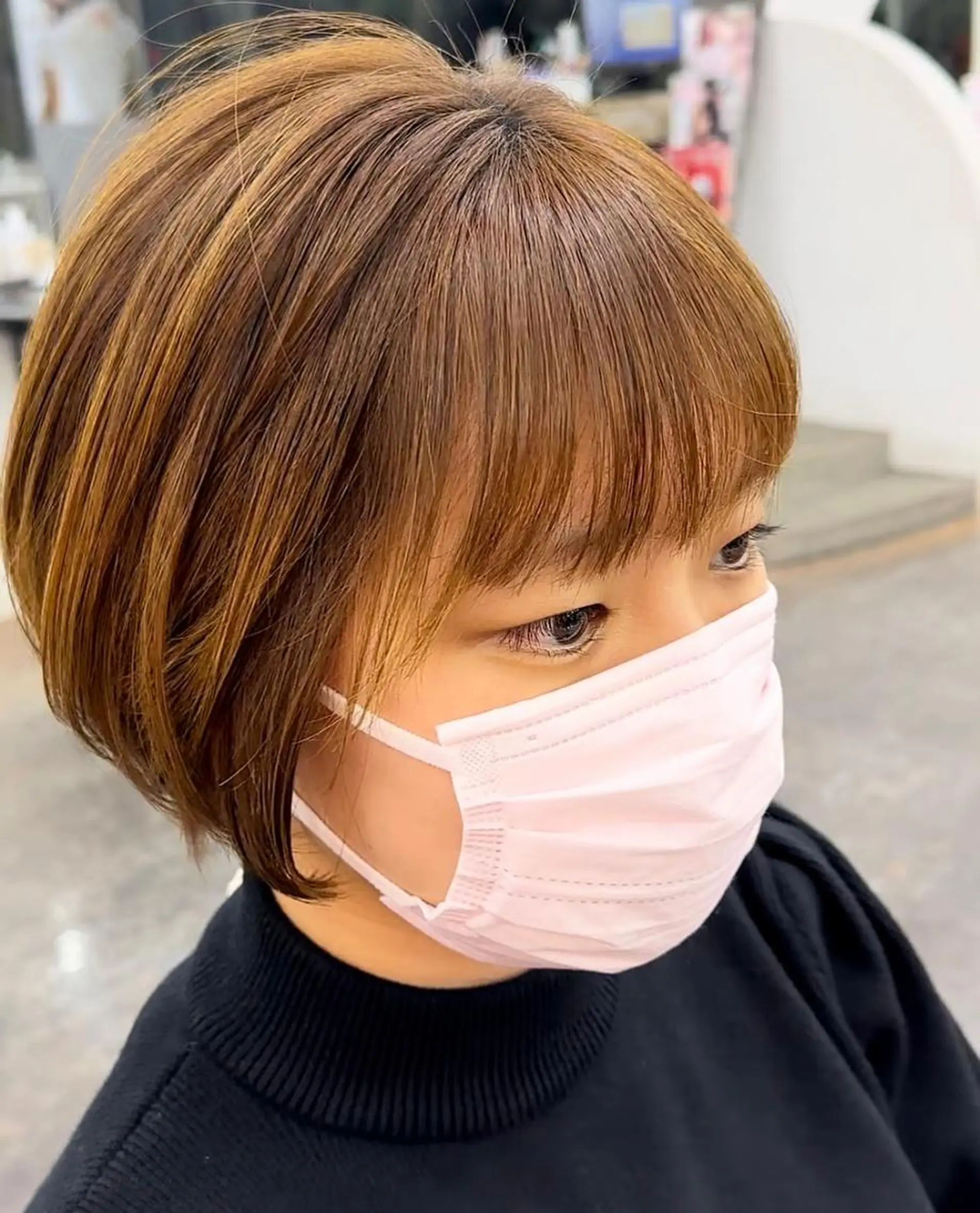 ショート カット ヘアカラー 那須 颯太のヘアスタイル