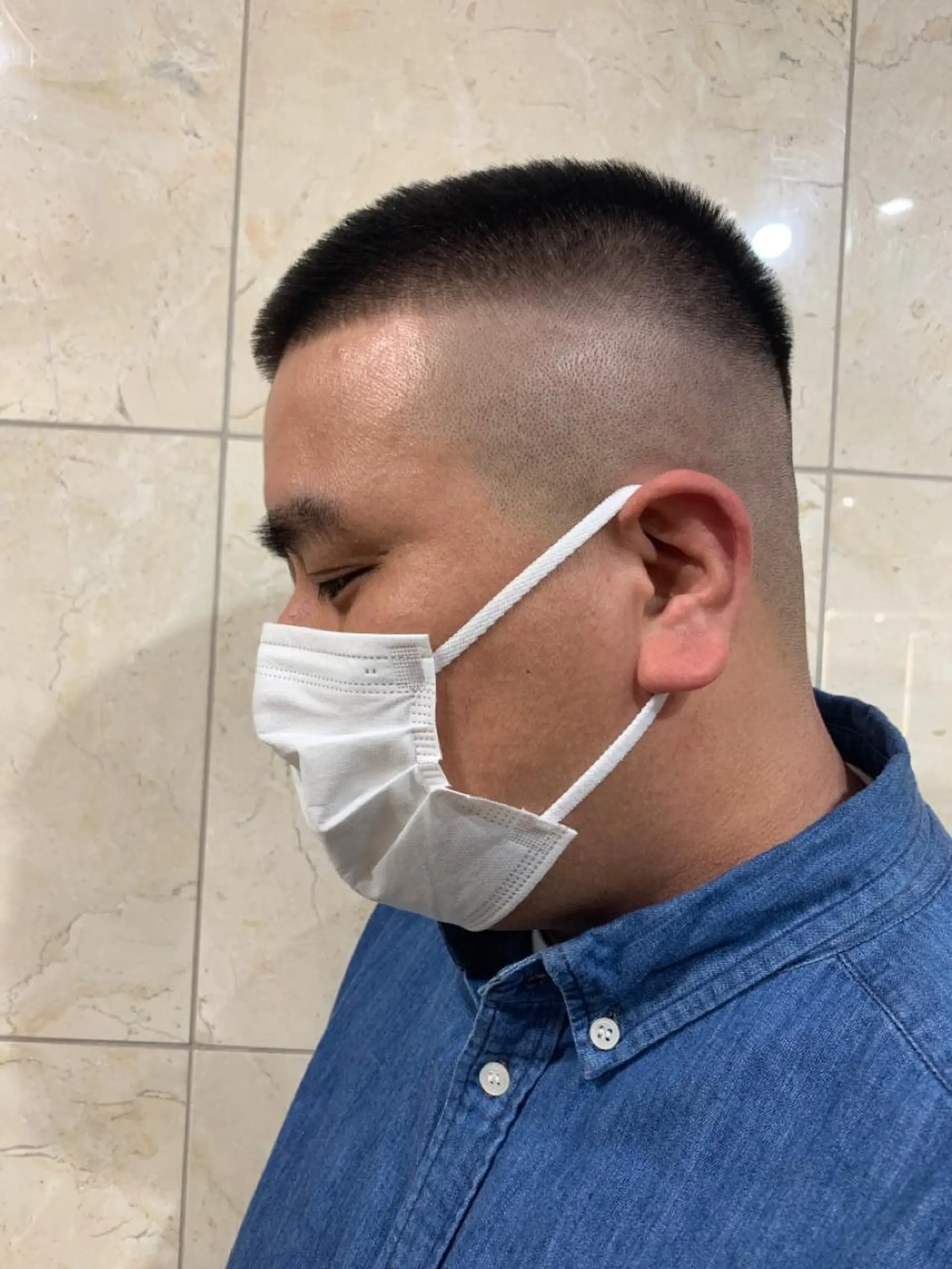 ショート メンズ ボウズ フェードカット スキンフェード バズカット ショートヘア 清水　仰士 ROW町田のヘアスタイル