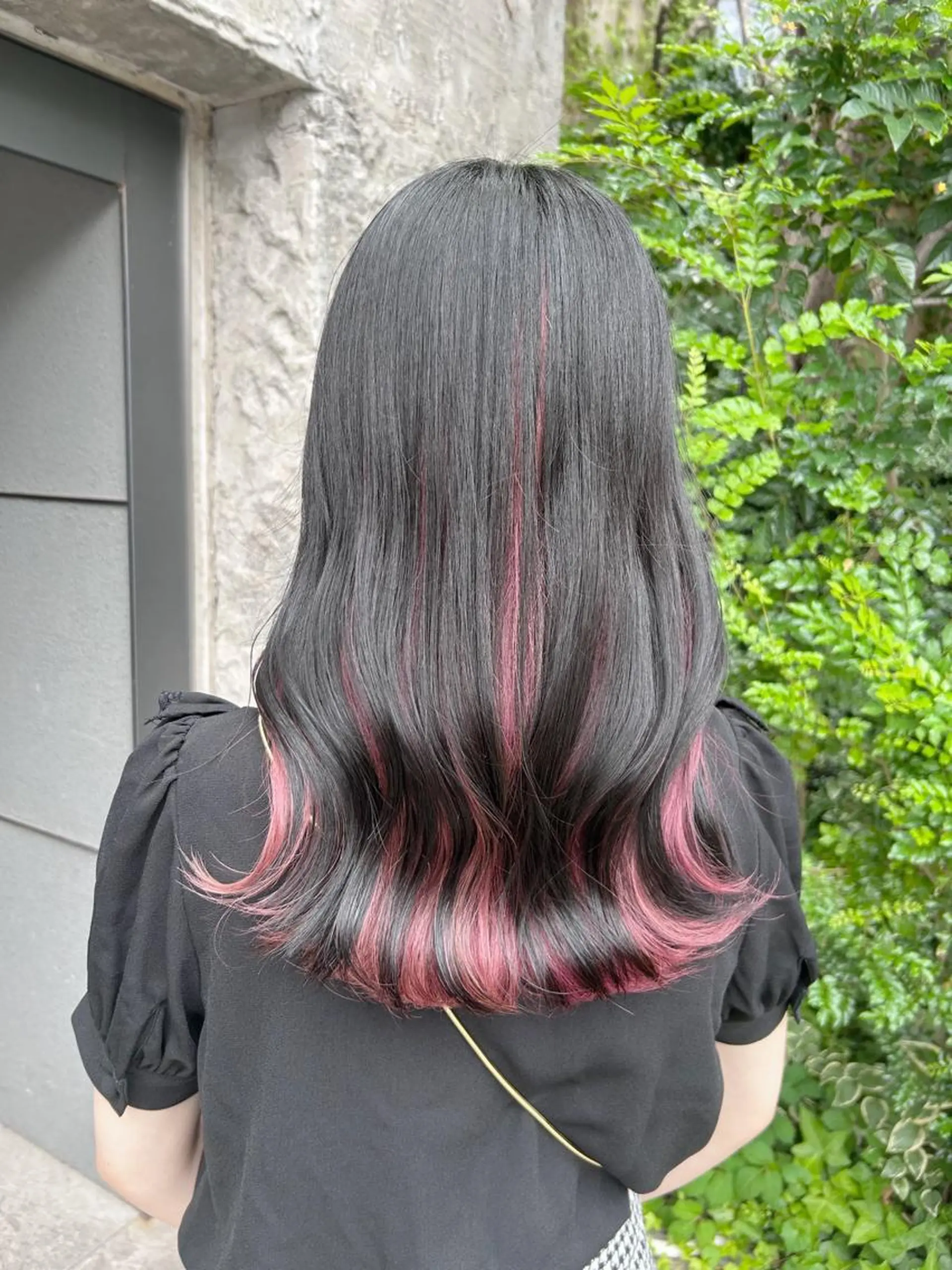 セミロング カラー ヘアアレンジ カット ヘアカラー トリートメント ヘアセット 💕誰より可愛い💕 ピンク🎀YUUKAのヘアスタイル