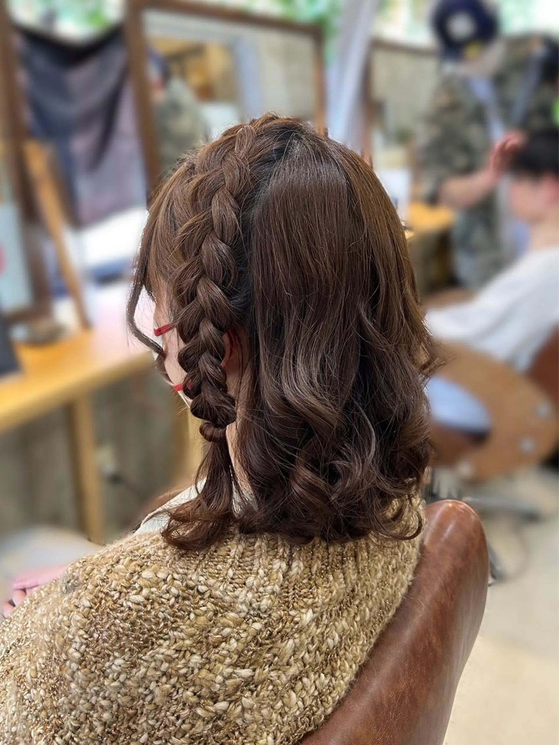 ミディアム ヘアアレンジ ヘアセット Hair Atelier P's 【ピース】所属・Kaori / P’s 渋谷のヘアスタイル