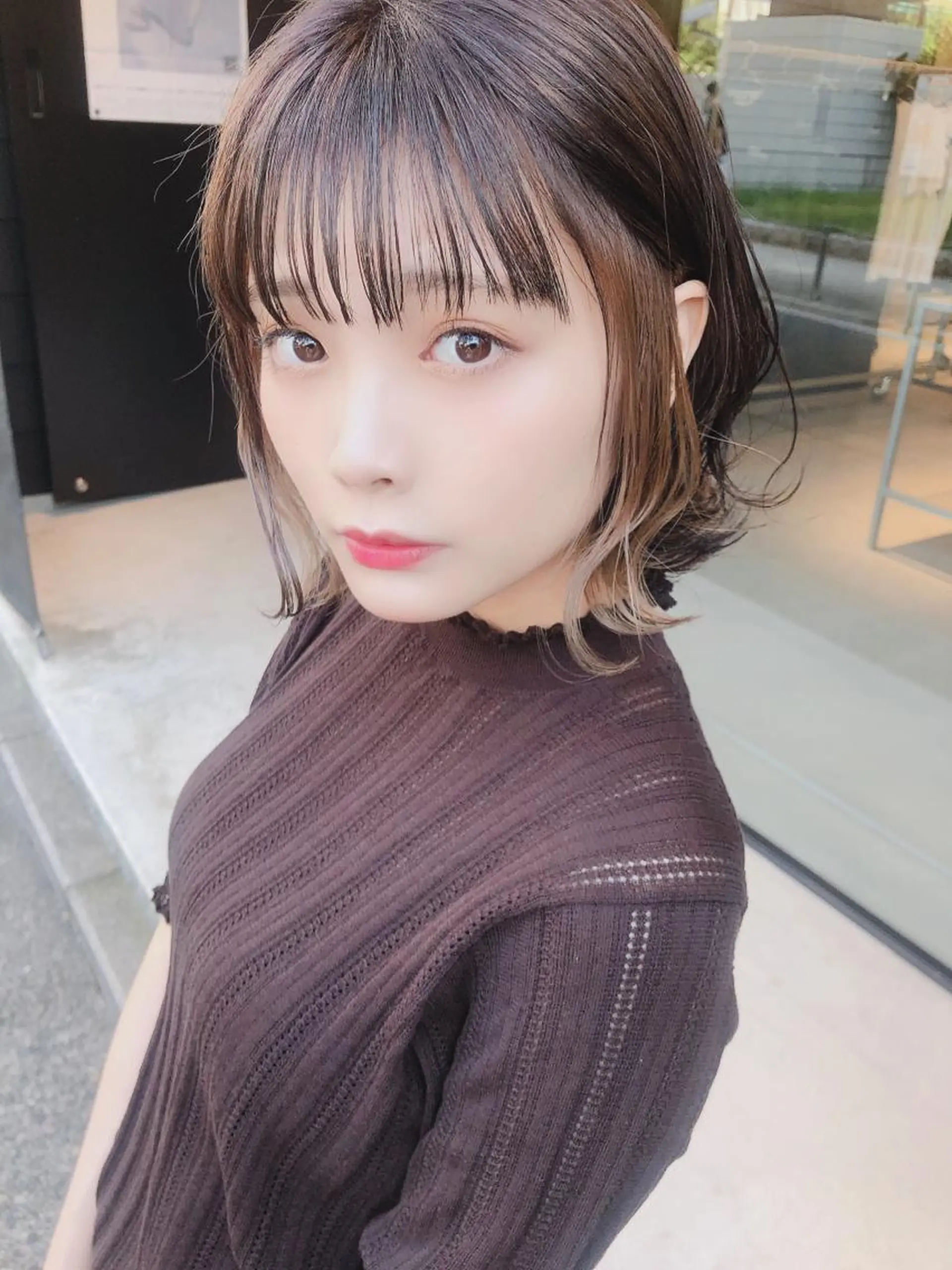 ショート カラー ヘアアレンジ インナーカラー ショートヘア tre/e'所属・ハイライトカラー橋本 昇平のヘアスタイル