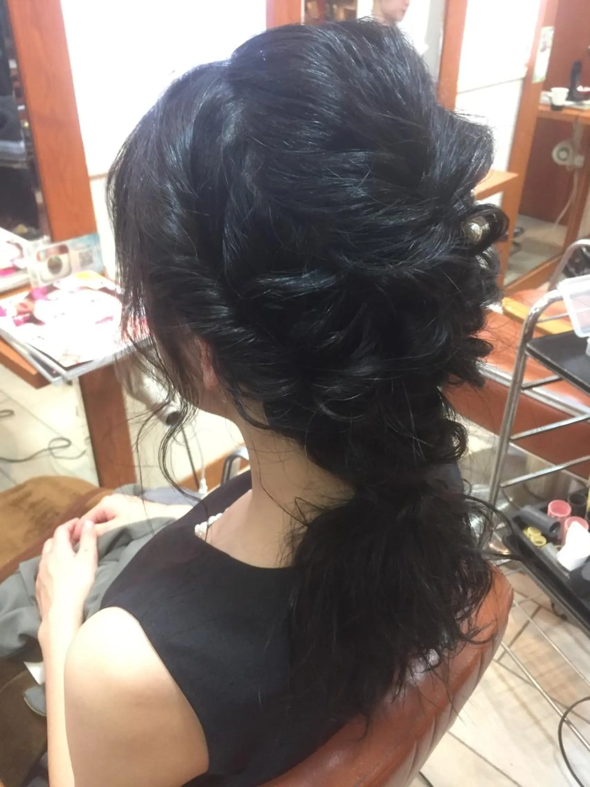 ロング カラー パーマ ヘアアレンジ 可愛いを作る神 ナオヒロのヘアスタイル