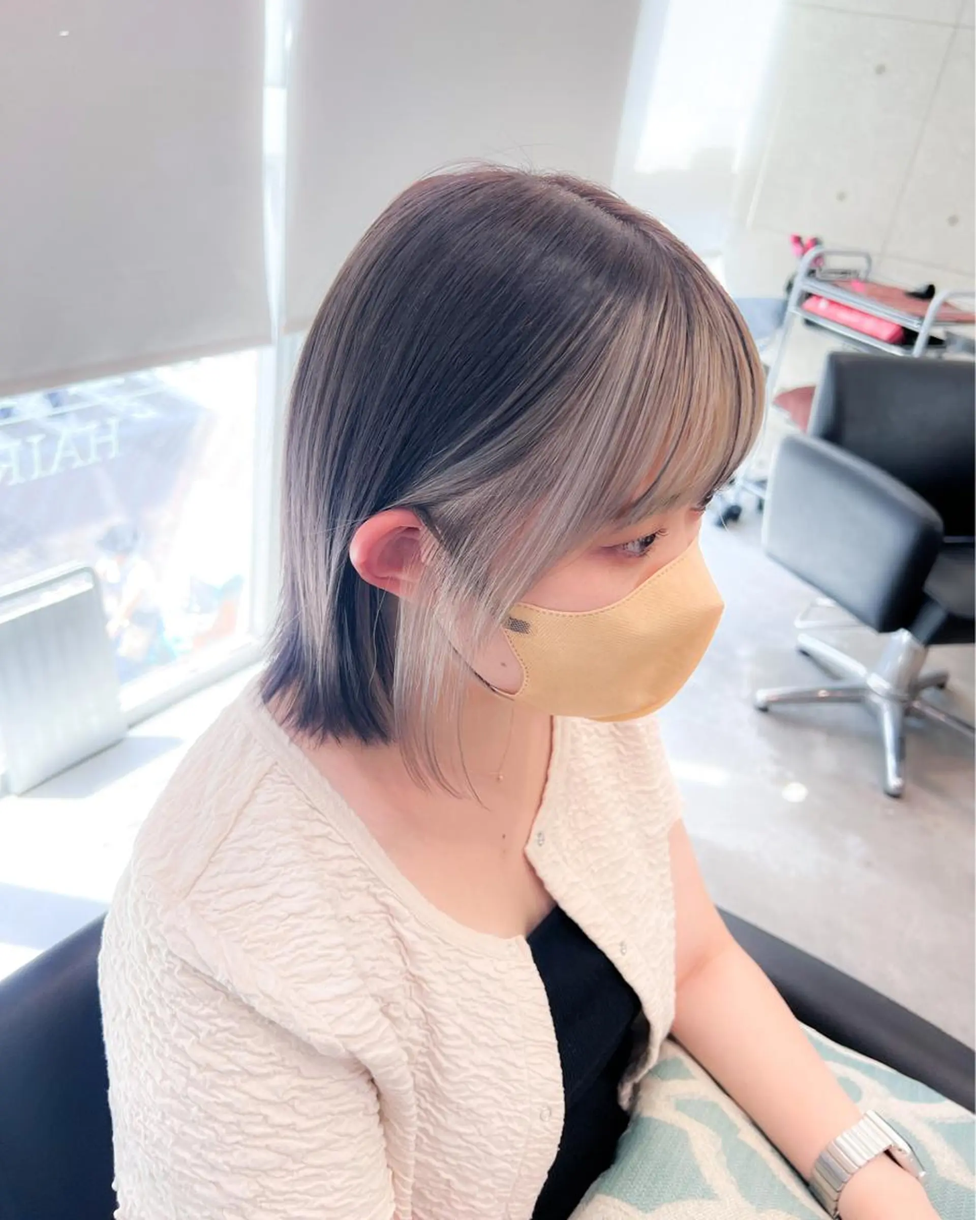 ショート カラー ヘアカラー トリートメント LITTY所属・山永 圭介のヘアスタイル