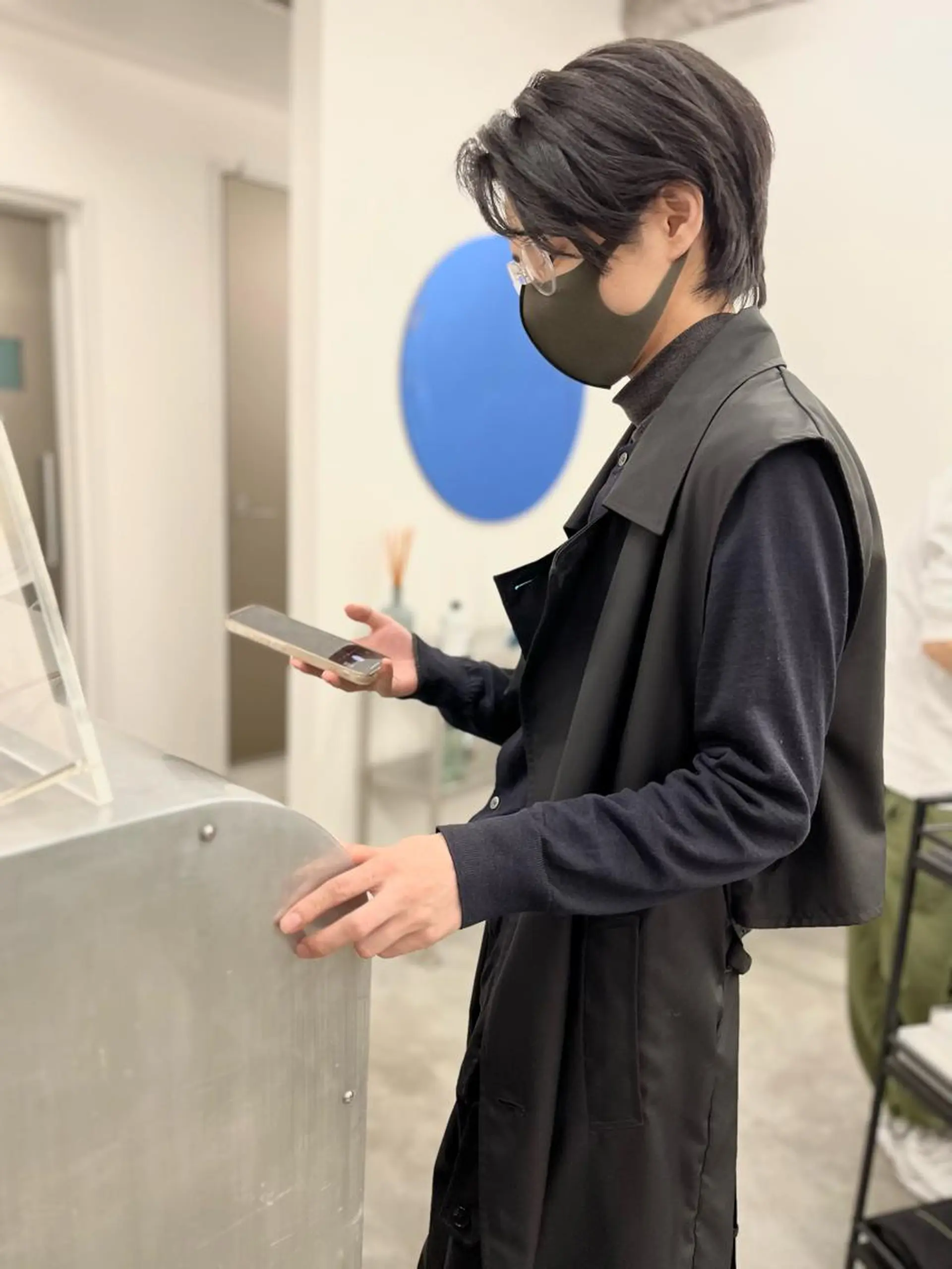 ショート メンズ ショートボブ メンズブリーチ メンズハイライト メンズハイトーン メンズインナーカラー KEPKA ヤマグチ 天神 今泉のヘアスタイル