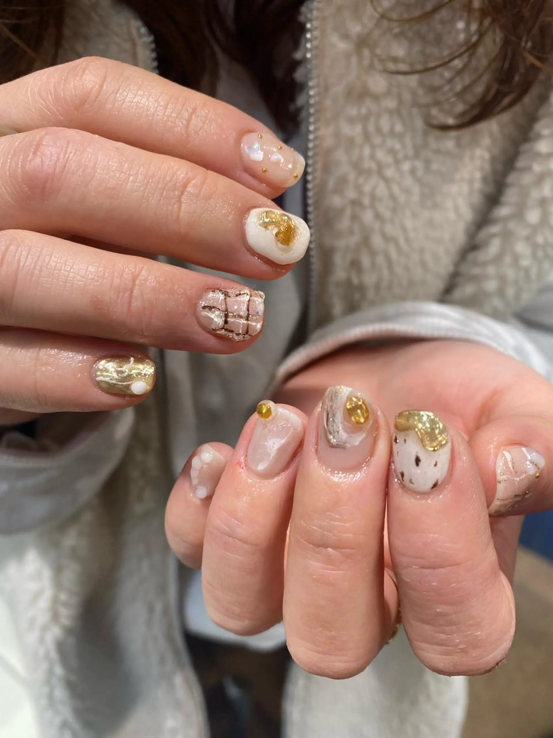 ネイル 春ネイル ハンドネイル 艶髪／クロスパーマ ♡Tsuzumiのその他イメージ