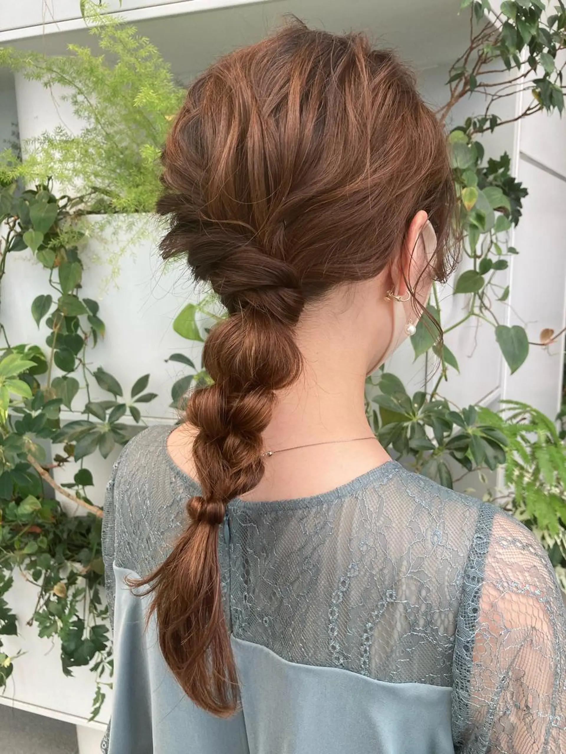セミロング ヘアアレンジ 🌷小野田 睦🌷のヘアスタイル