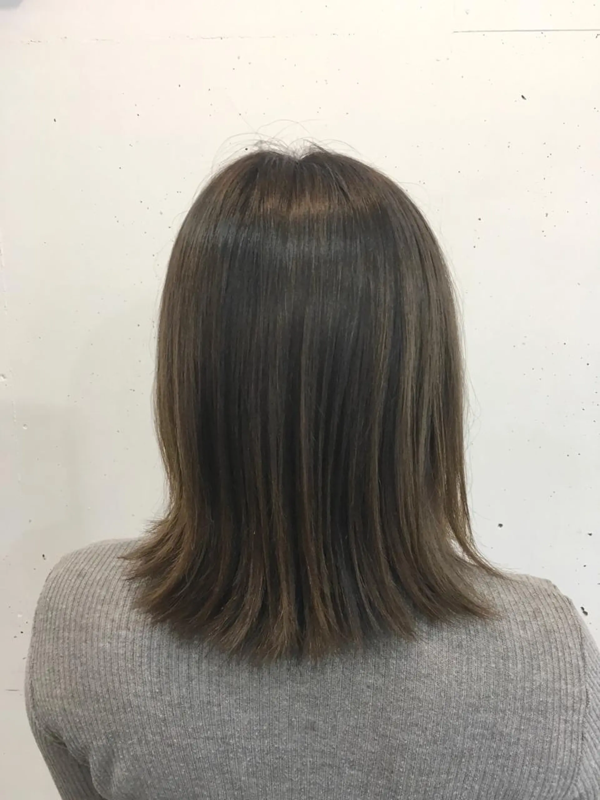 ミディアム カラー ブルーカラー ブルージュ ヘアカラー トリートメント ヘッドスパ ヘアセット go today shaire salon 本店所属・yoshi ☆のヘアスタイル