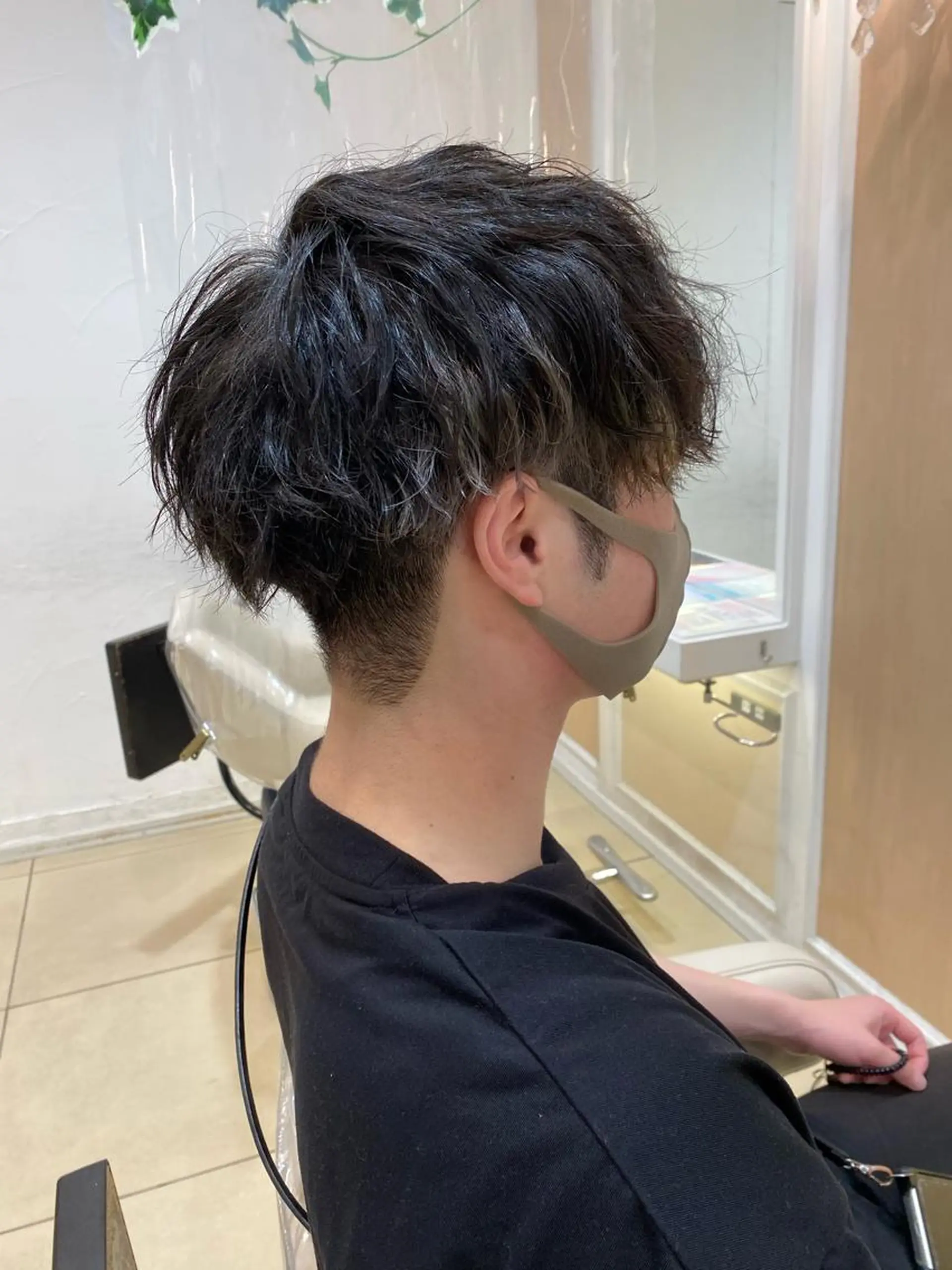 ショート パーマ メンズ カット パーマ Ash中目黒店 榊間茜のヘアスタイル
