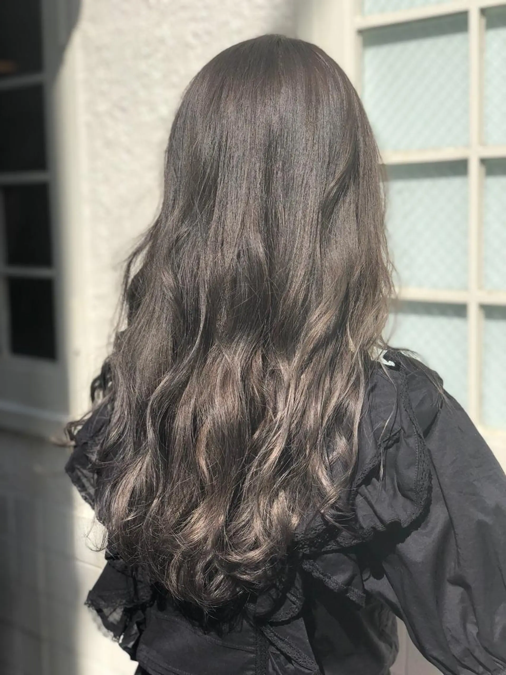 ロング カラー カット ヘアカラー トリートメント 渡辺 加菜子のヘアスタイル