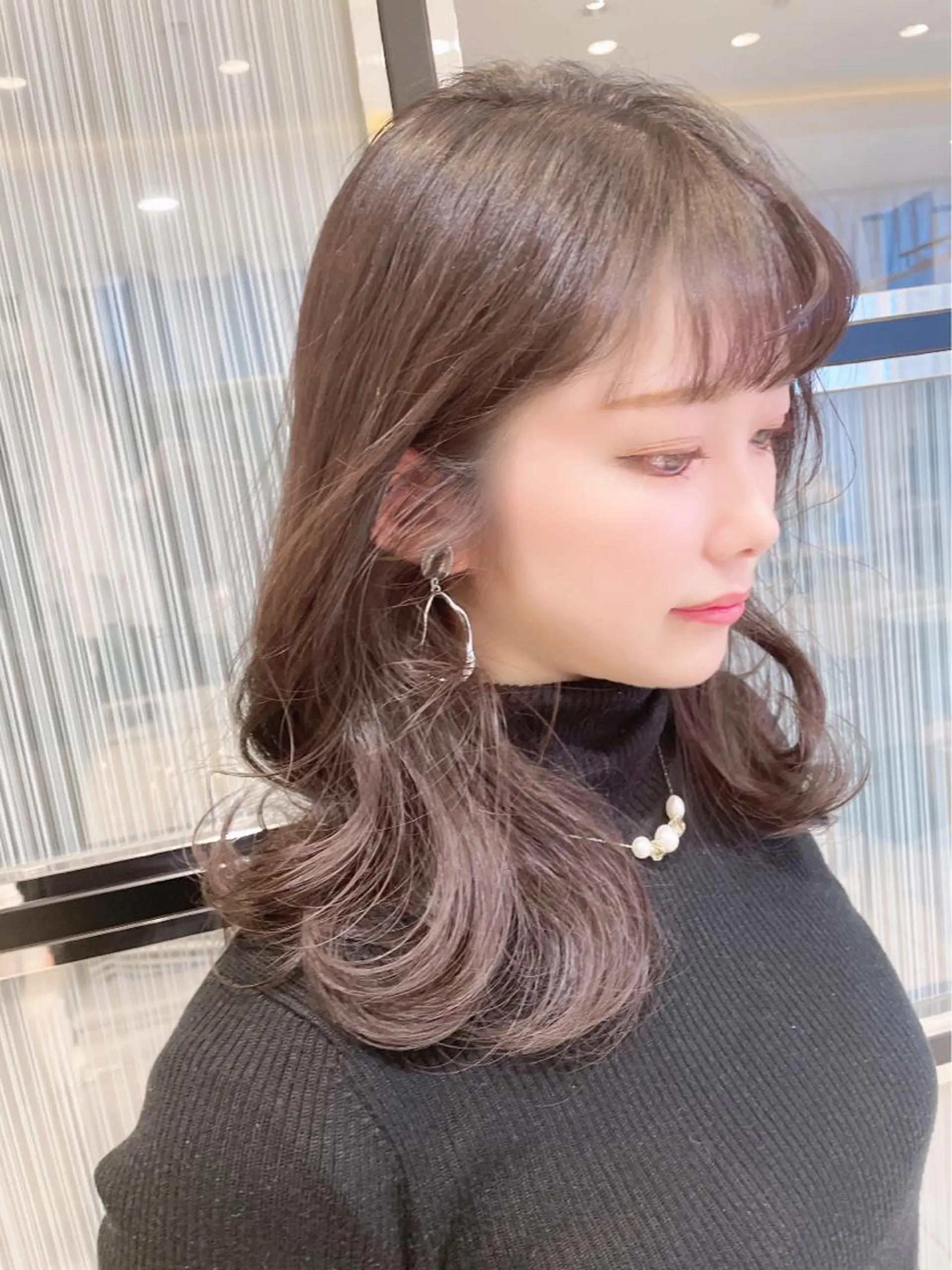 セミロング 💝オトナ可愛い 💝徳井はやとのヘアスタイル