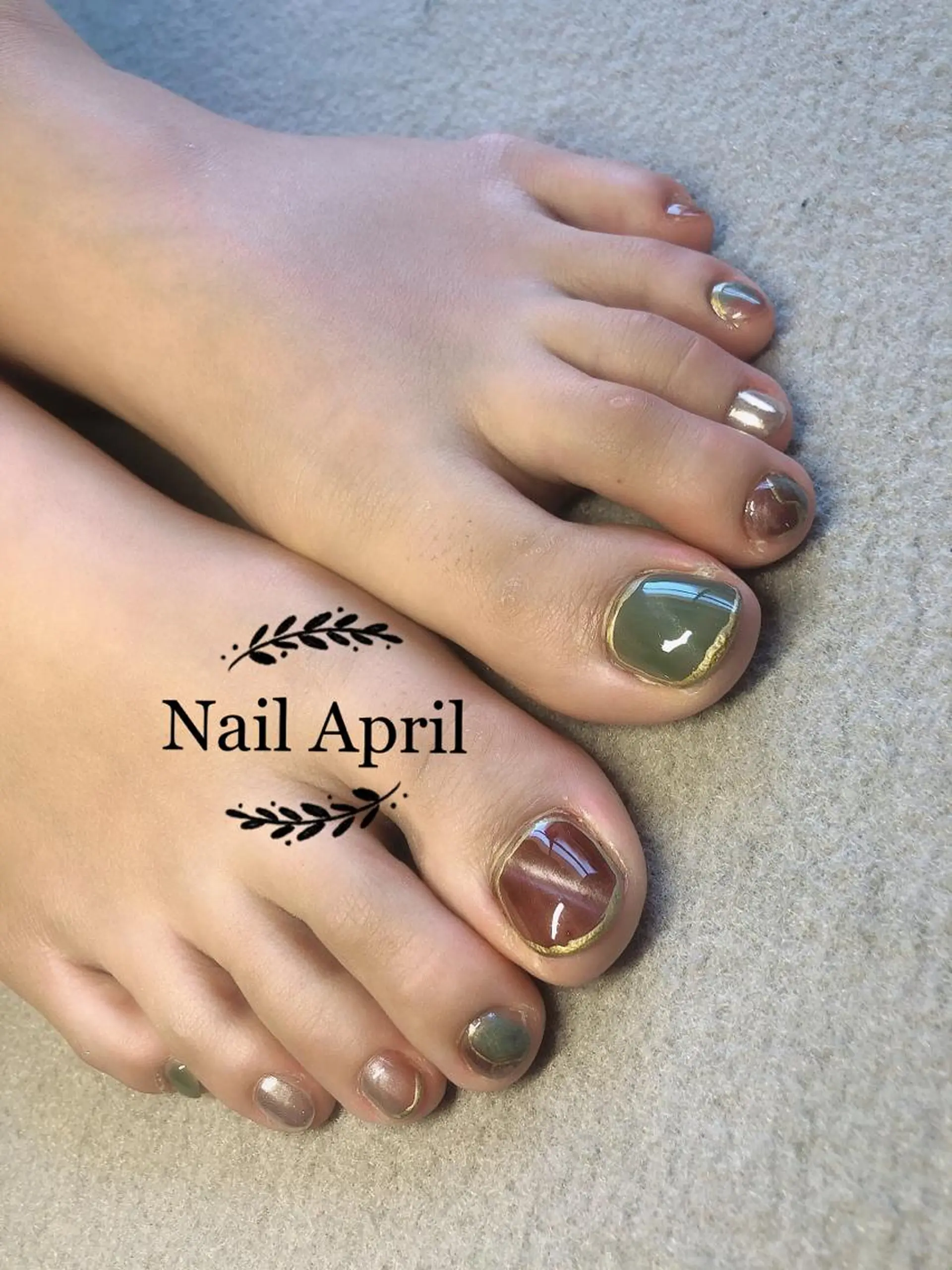 ネイル フットネイル April Nailのネイルデザイン