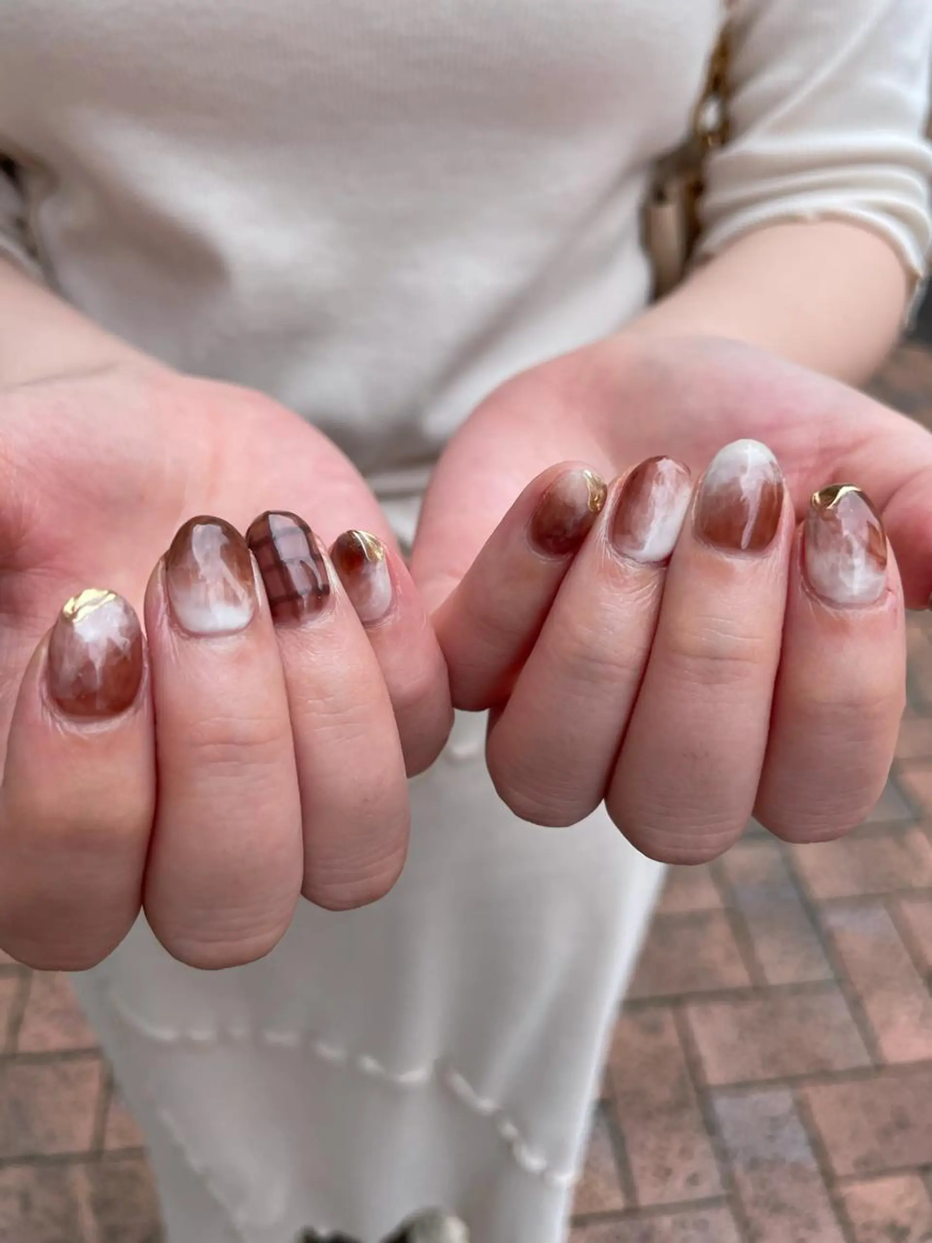 ネイル ハンドネイル 【淡色color/ nail】maikoのネイルデザイン