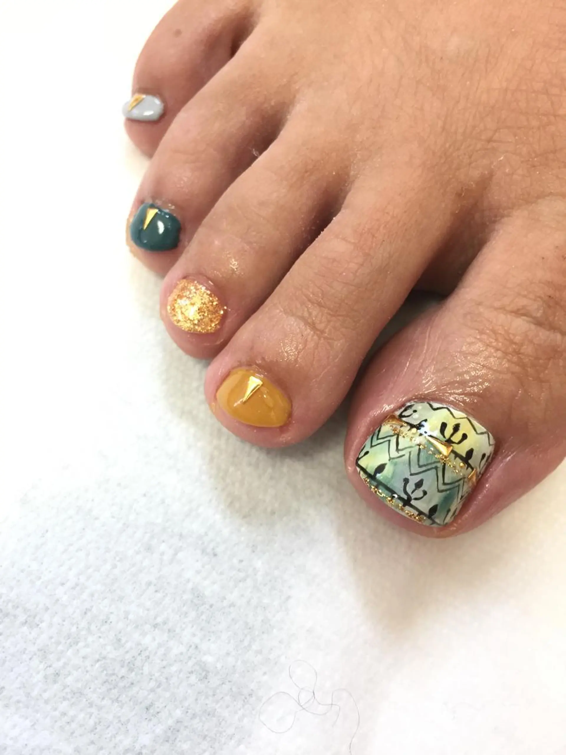 ネイル アートネイル フットネイル miel nailのネイルデザイン